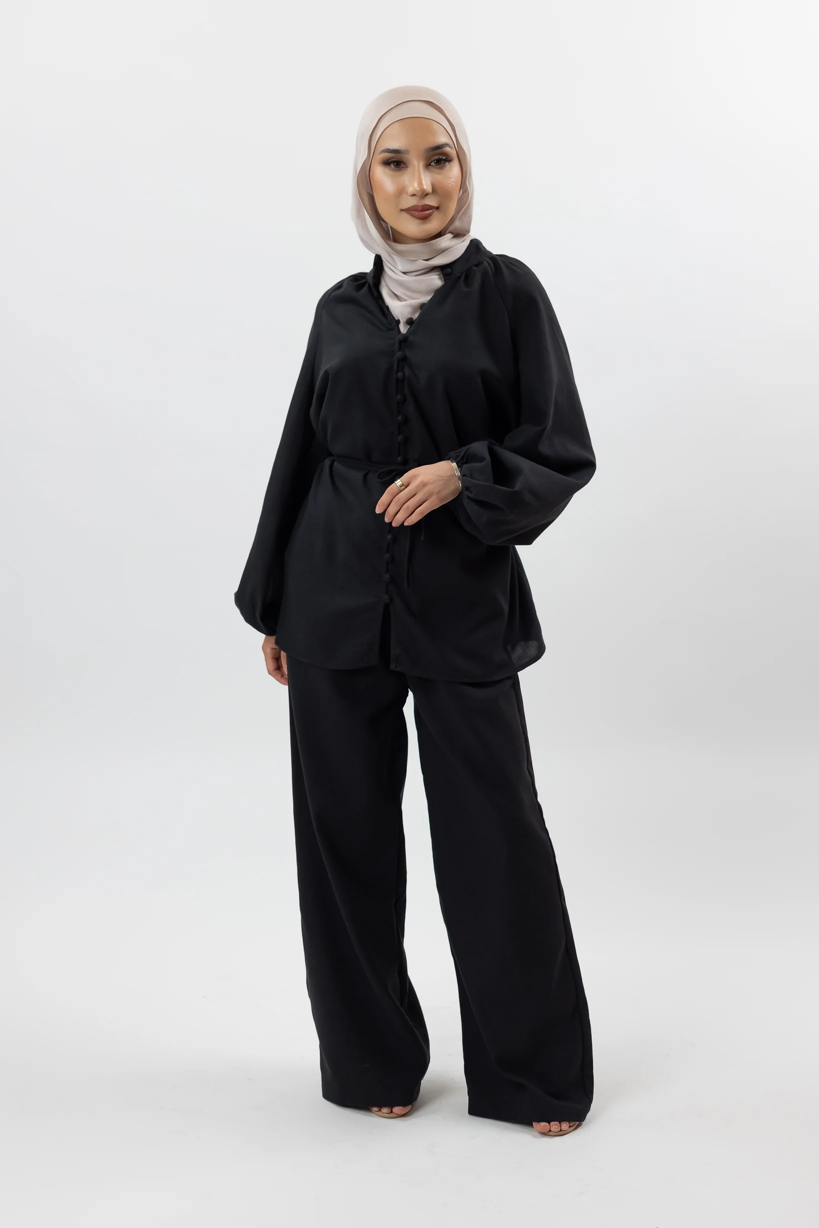 Linen Drawstring Pants - Image 6
