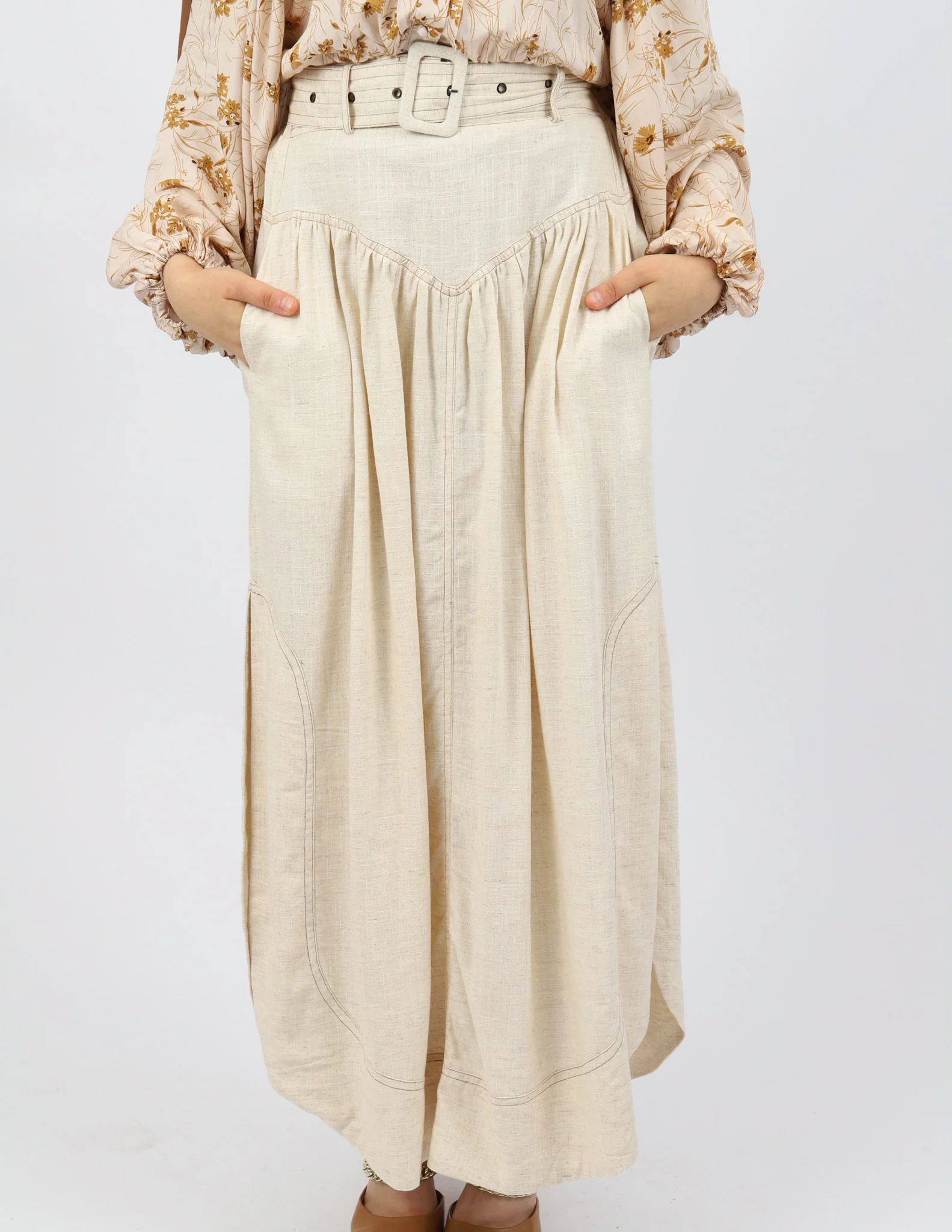 Linen Loop Skirt - Image 11