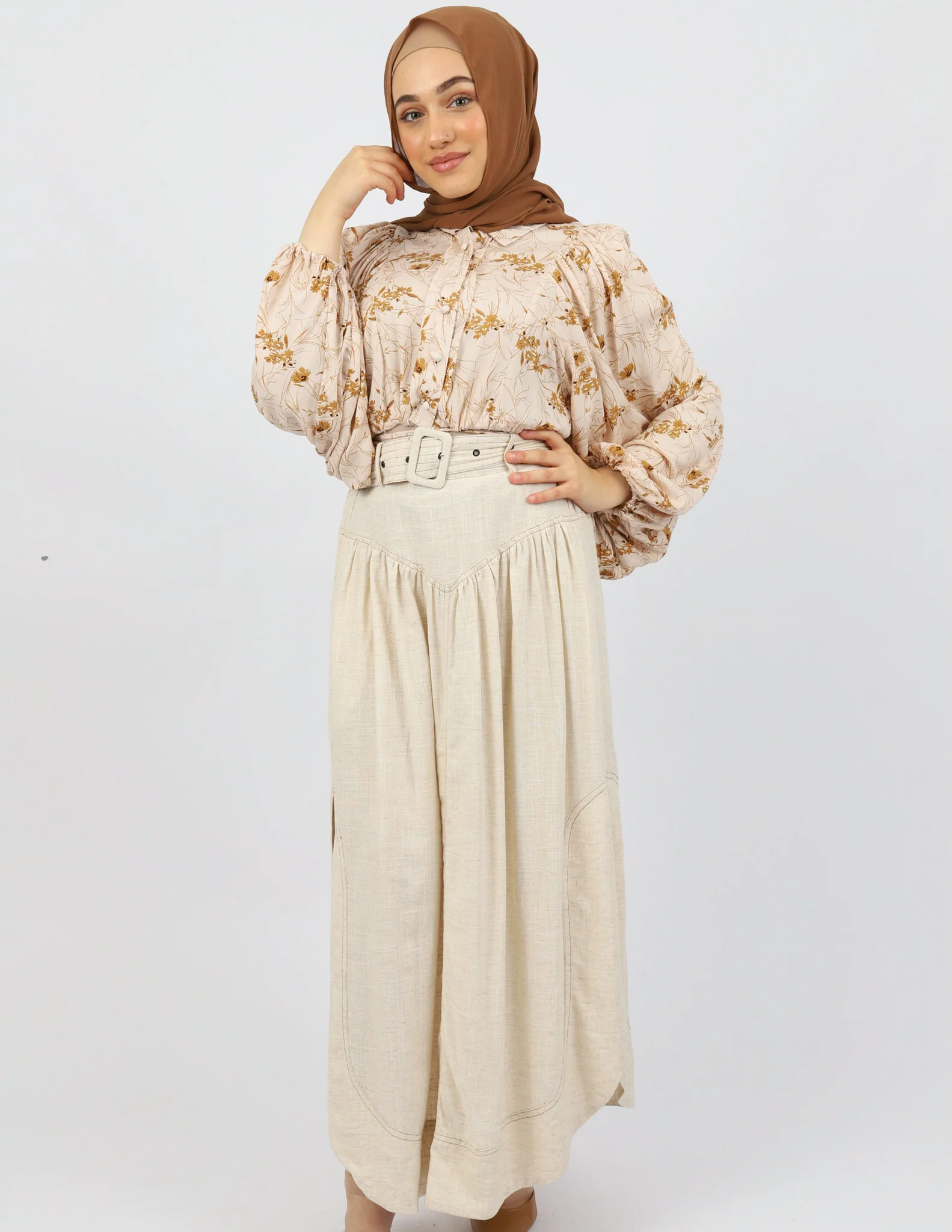Linen Loop Skirt - Image 12
