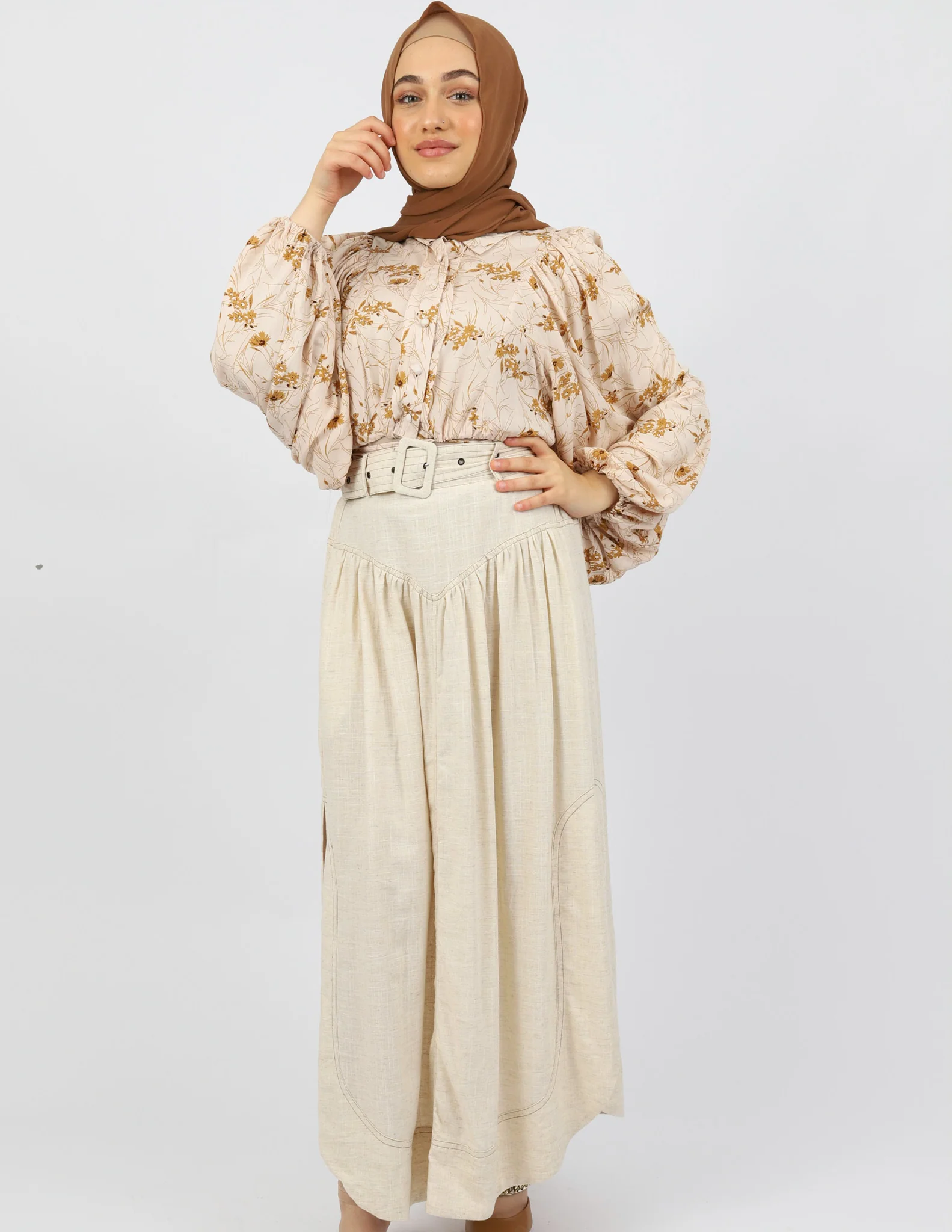 Linen Loop Skirt - Image 14