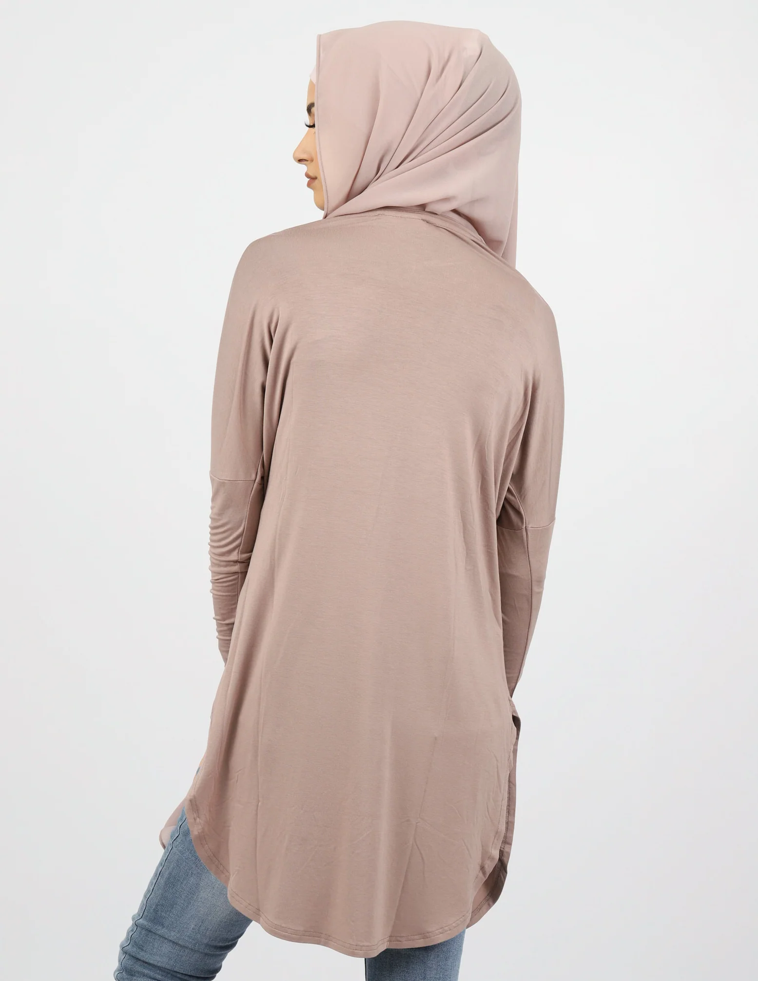 Long Jersey Loop Top - Light Shades - Image 15