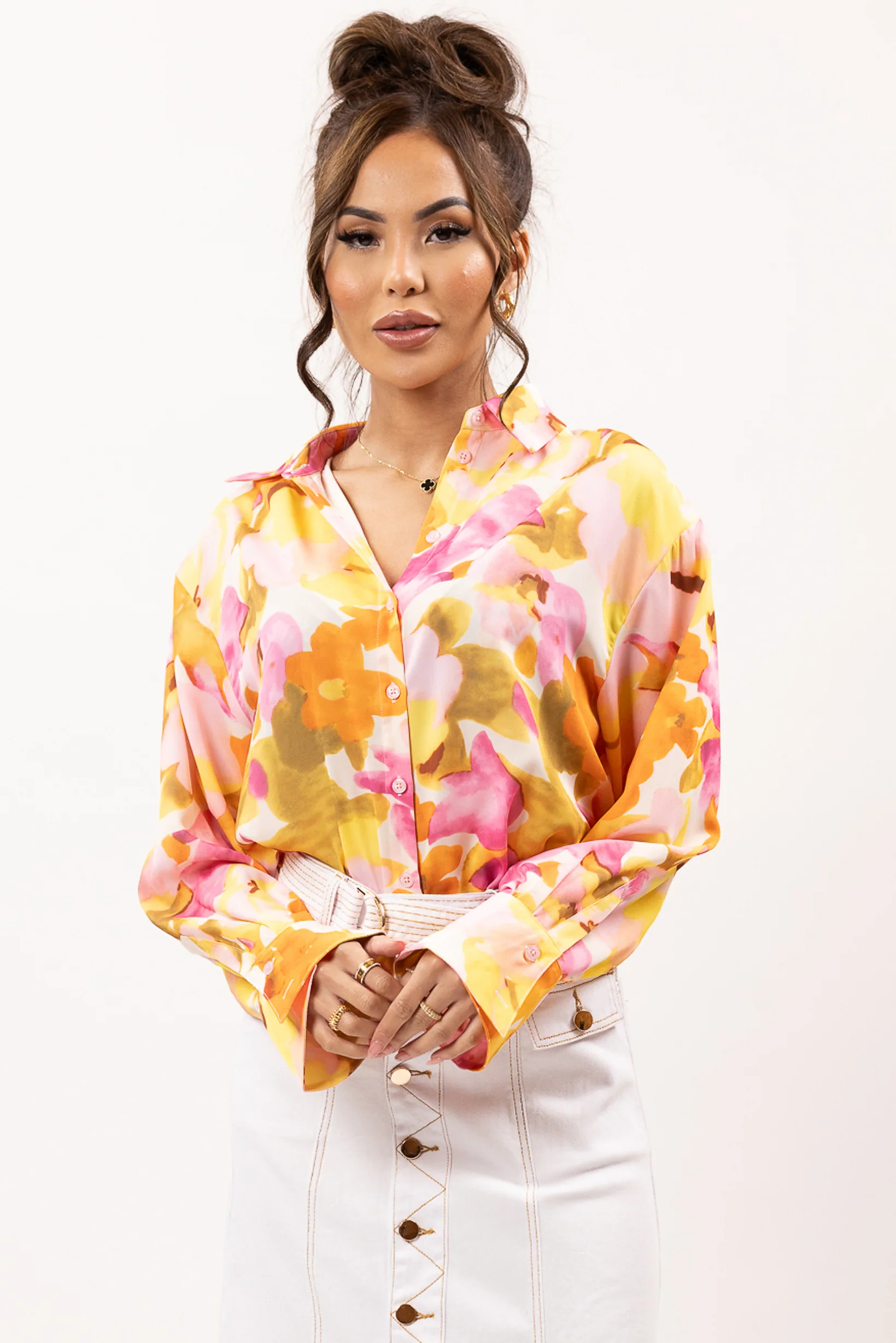 Luminous Floral Shirt - Image 6