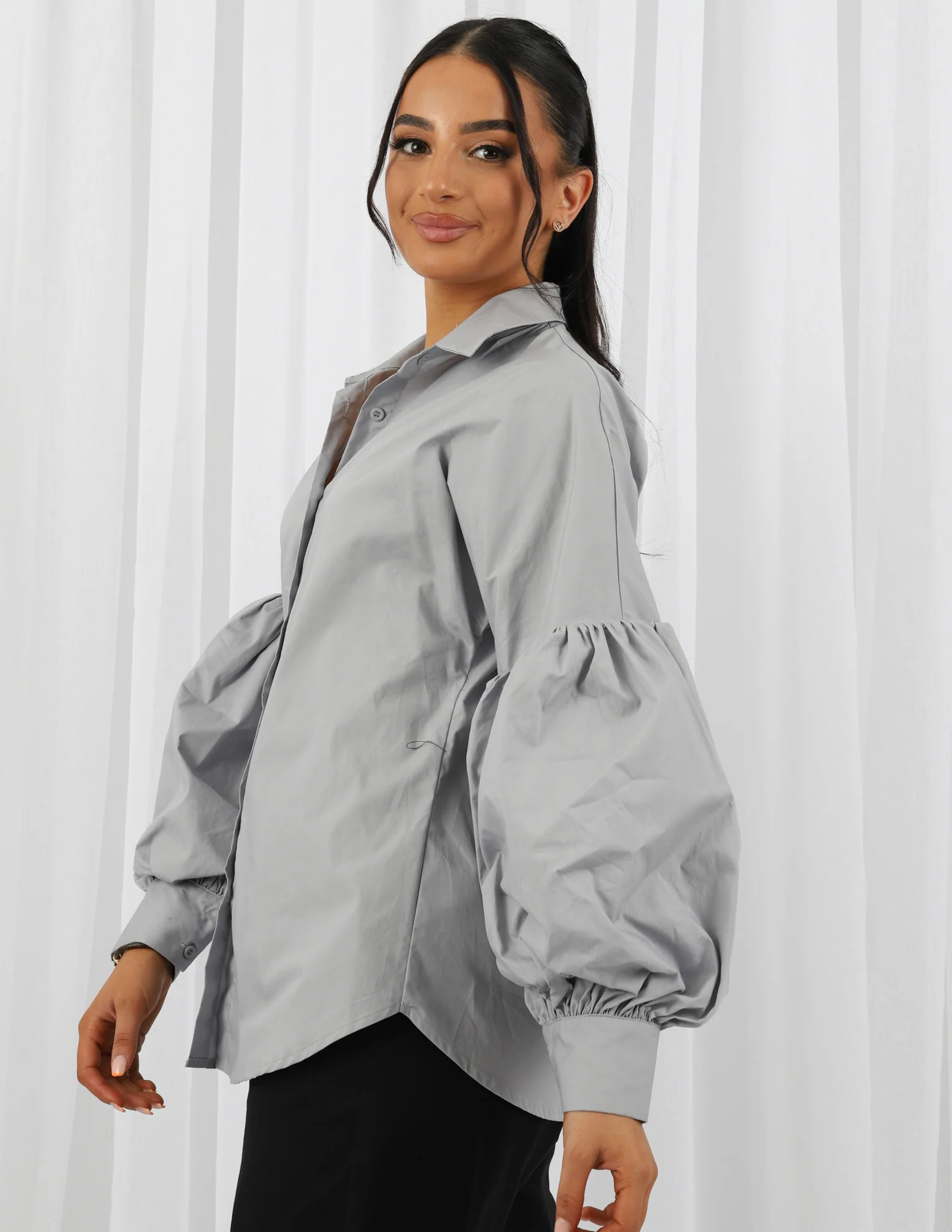 Luna Puff Sleeve Shirt - Image 10
