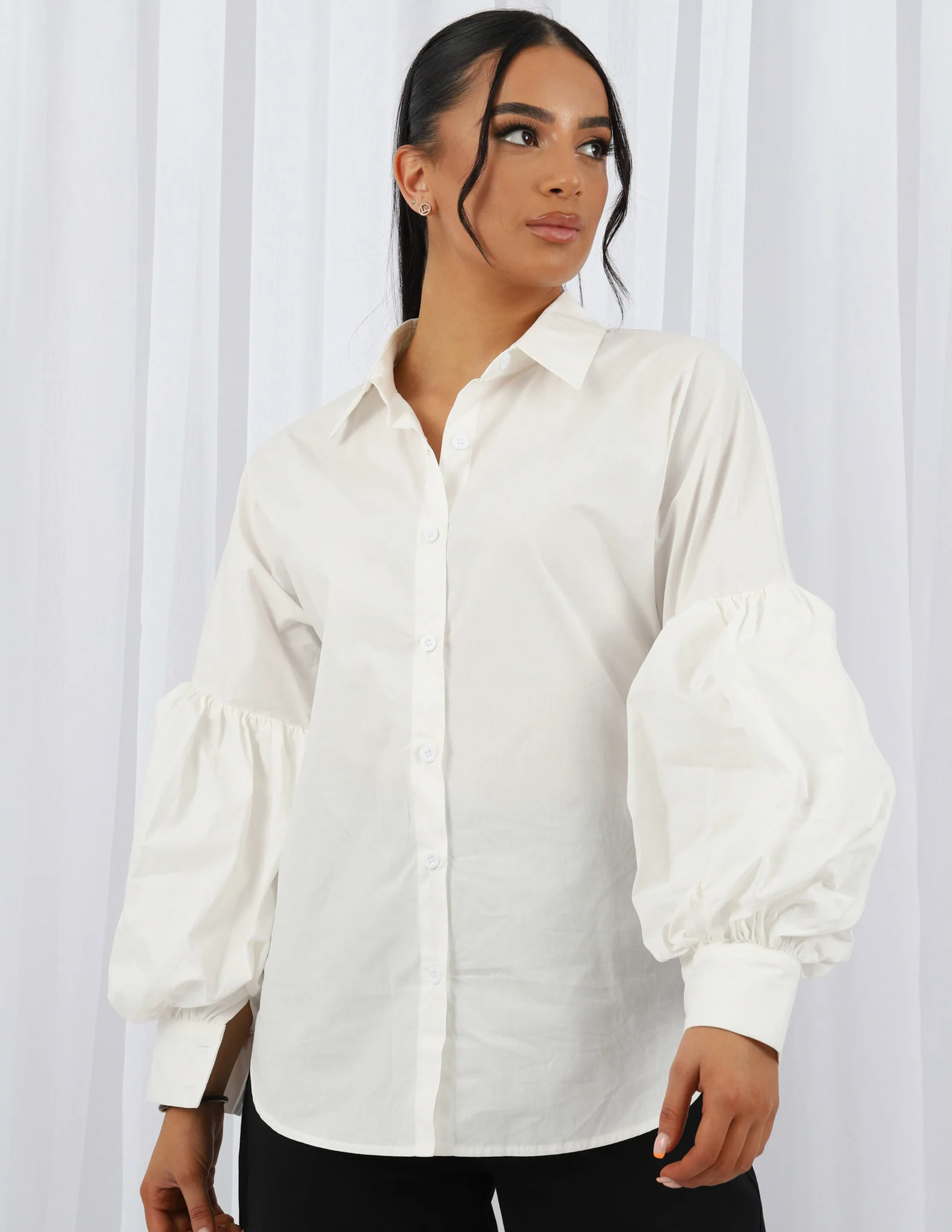Luna Puff Sleeve Shirt - Image 3
