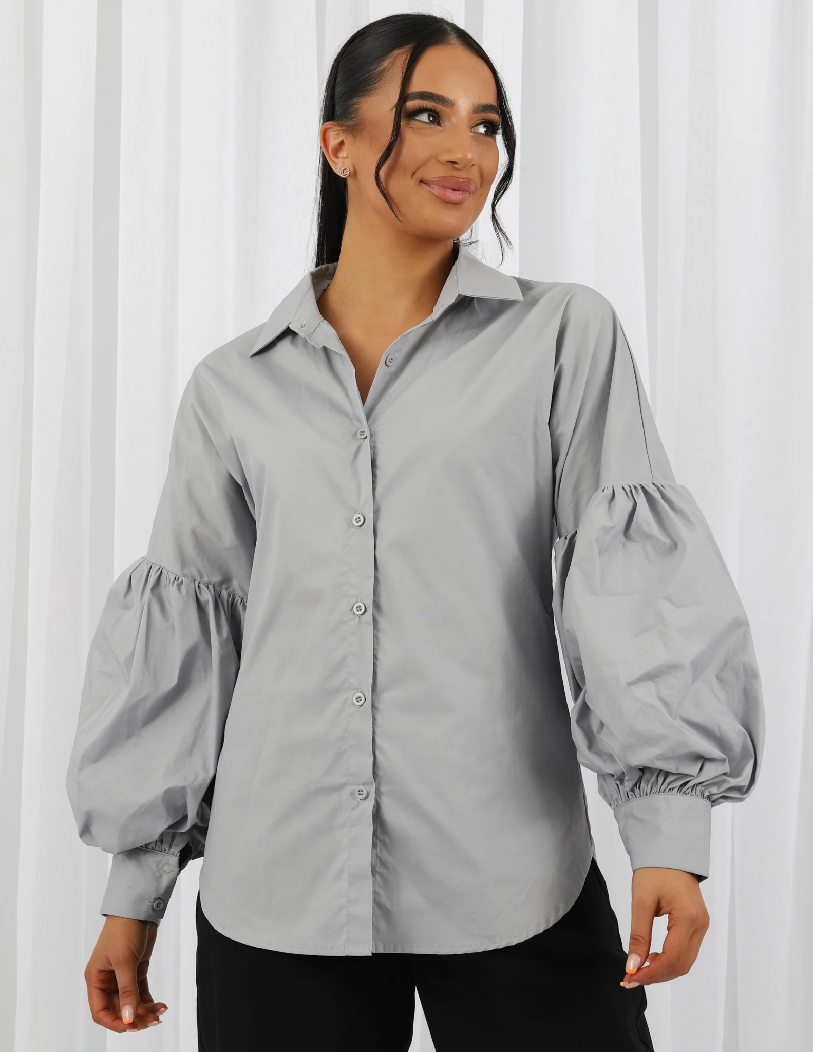 Luna Puff Sleeve Shirt - Image 7