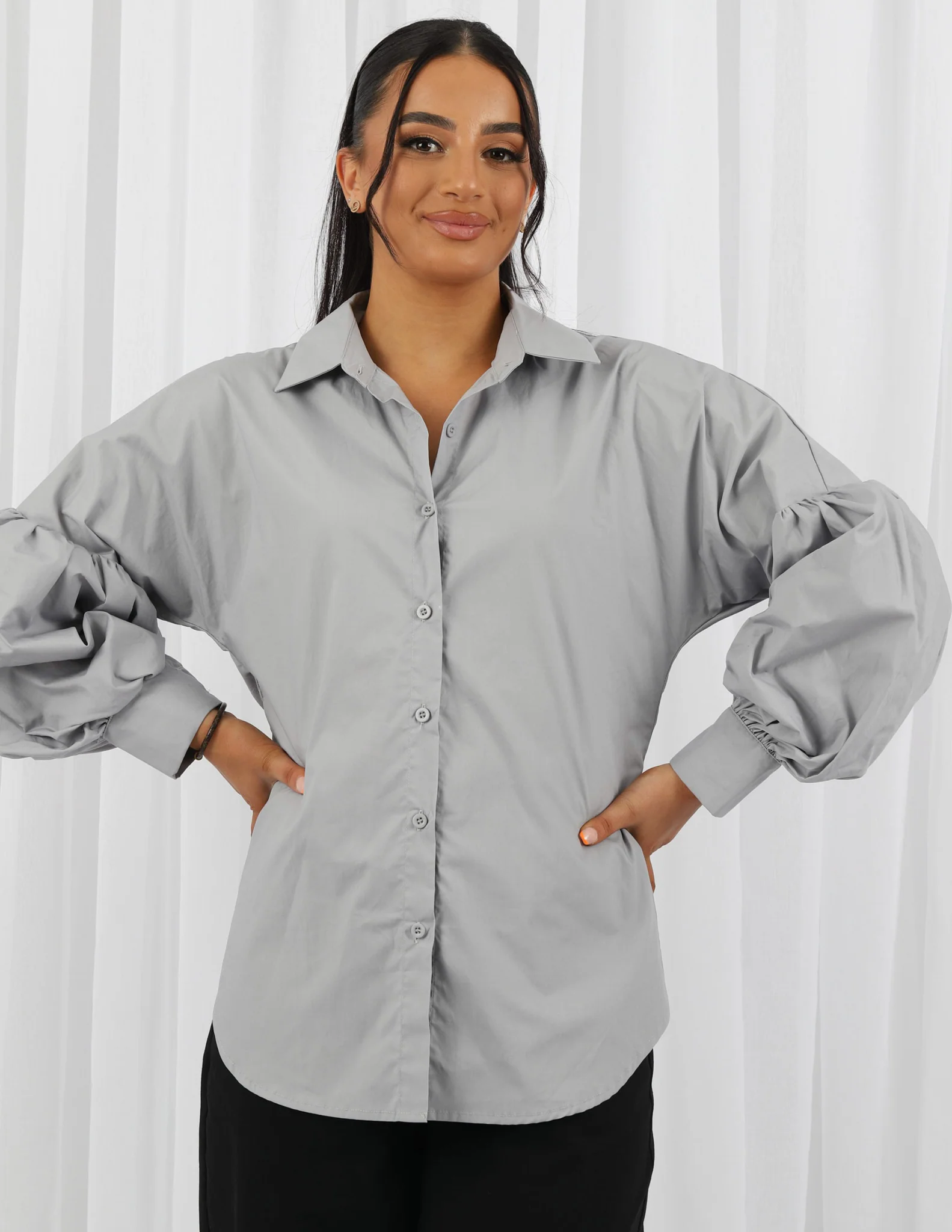 Luna Puff Sleeve Shirt - Image 9
