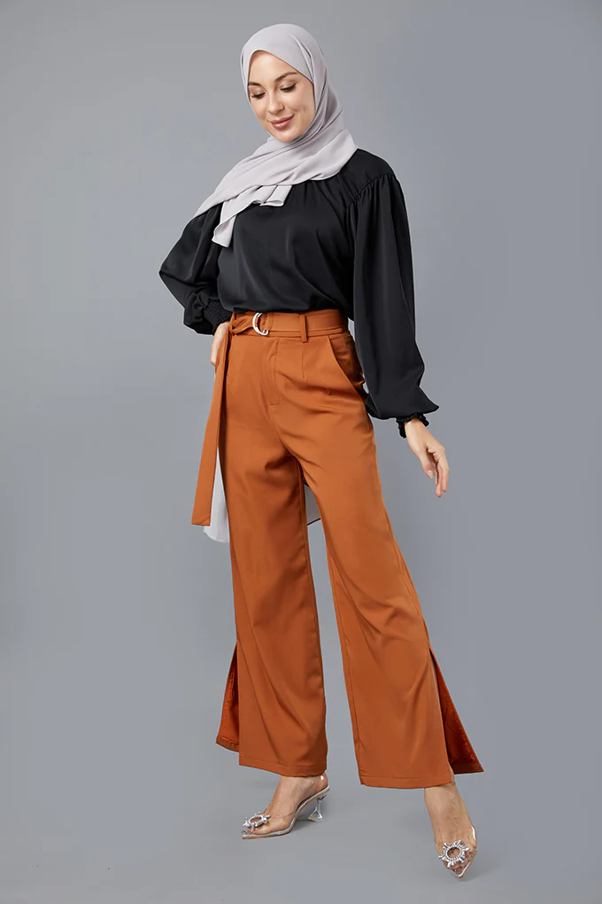 Lustrous High Neck Blouse - Image 15