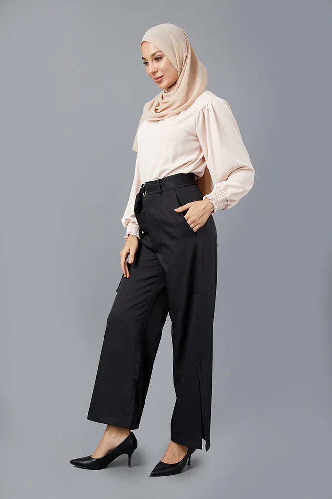 Lustrous High Neck Blouse - Image 7