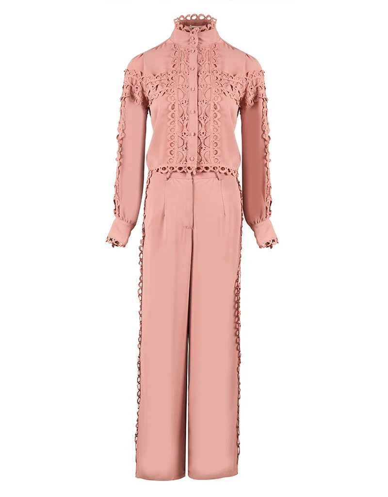 Lustrous Lace Pants - Image 5