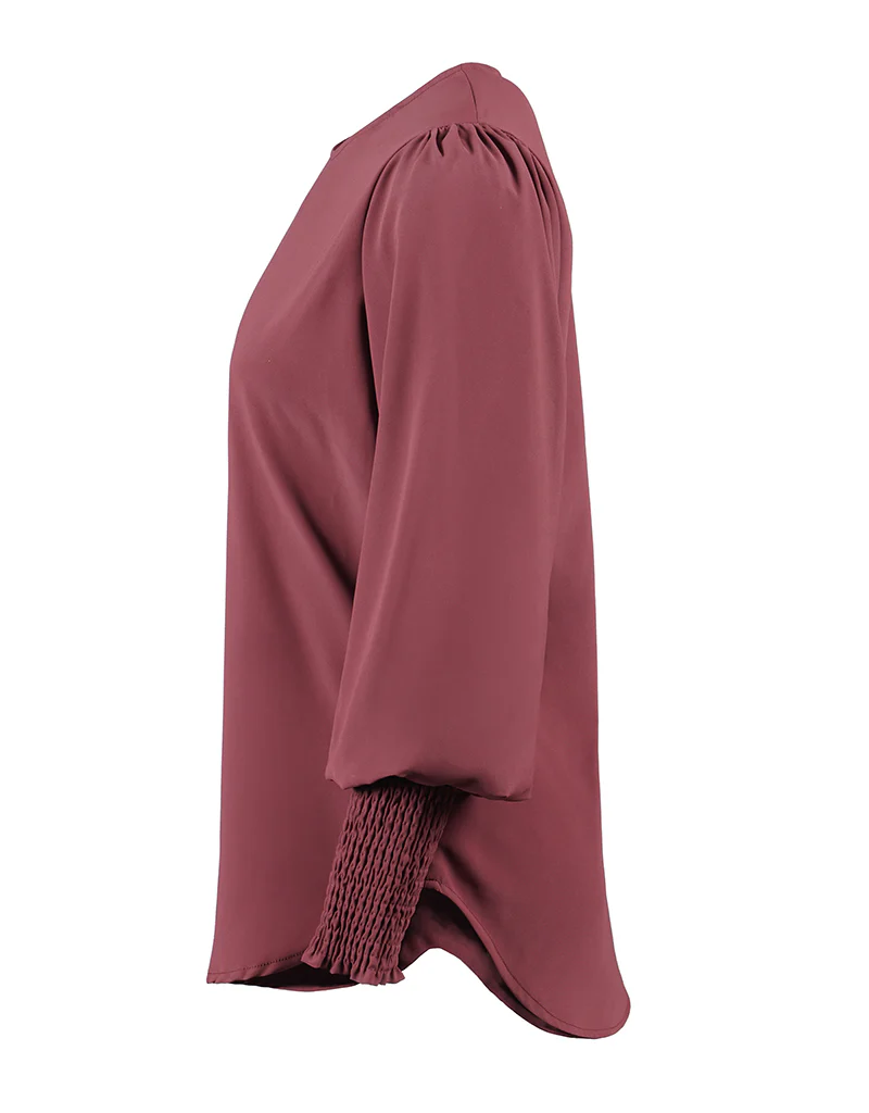 Lustrous Roojed Sleeve Blouse - Image 16