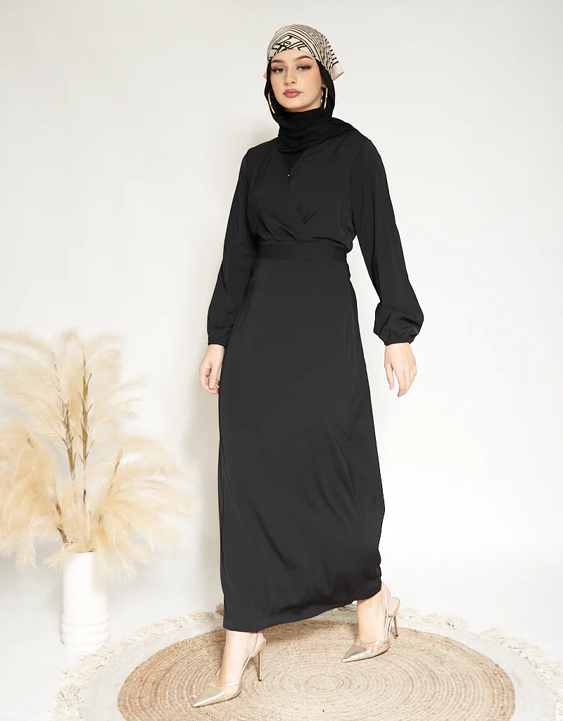 Lustrous Wrap Dress - Image 10