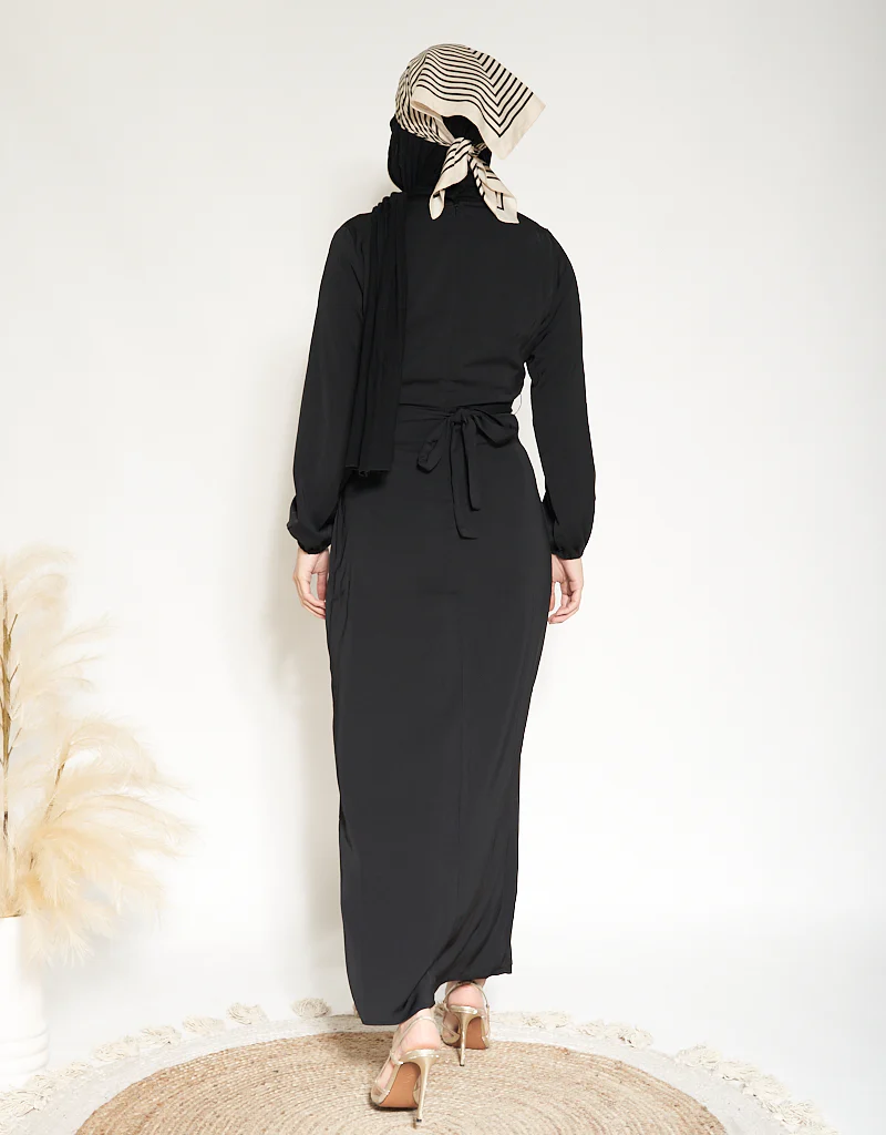Lustrous Wrap Dress - Image 11