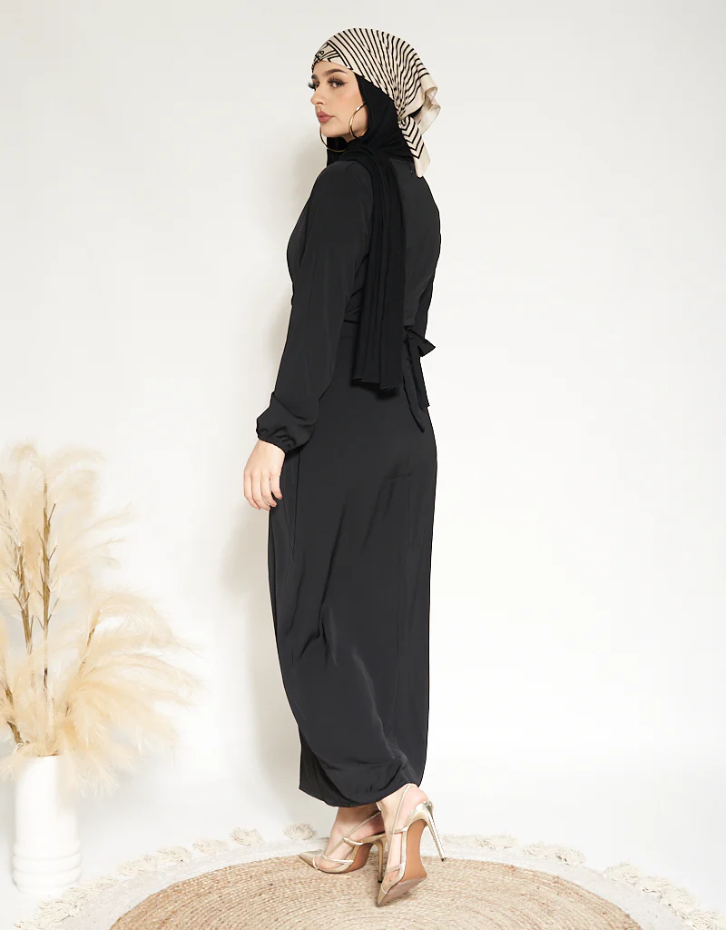 Lustrous Wrap Dress - Image 12