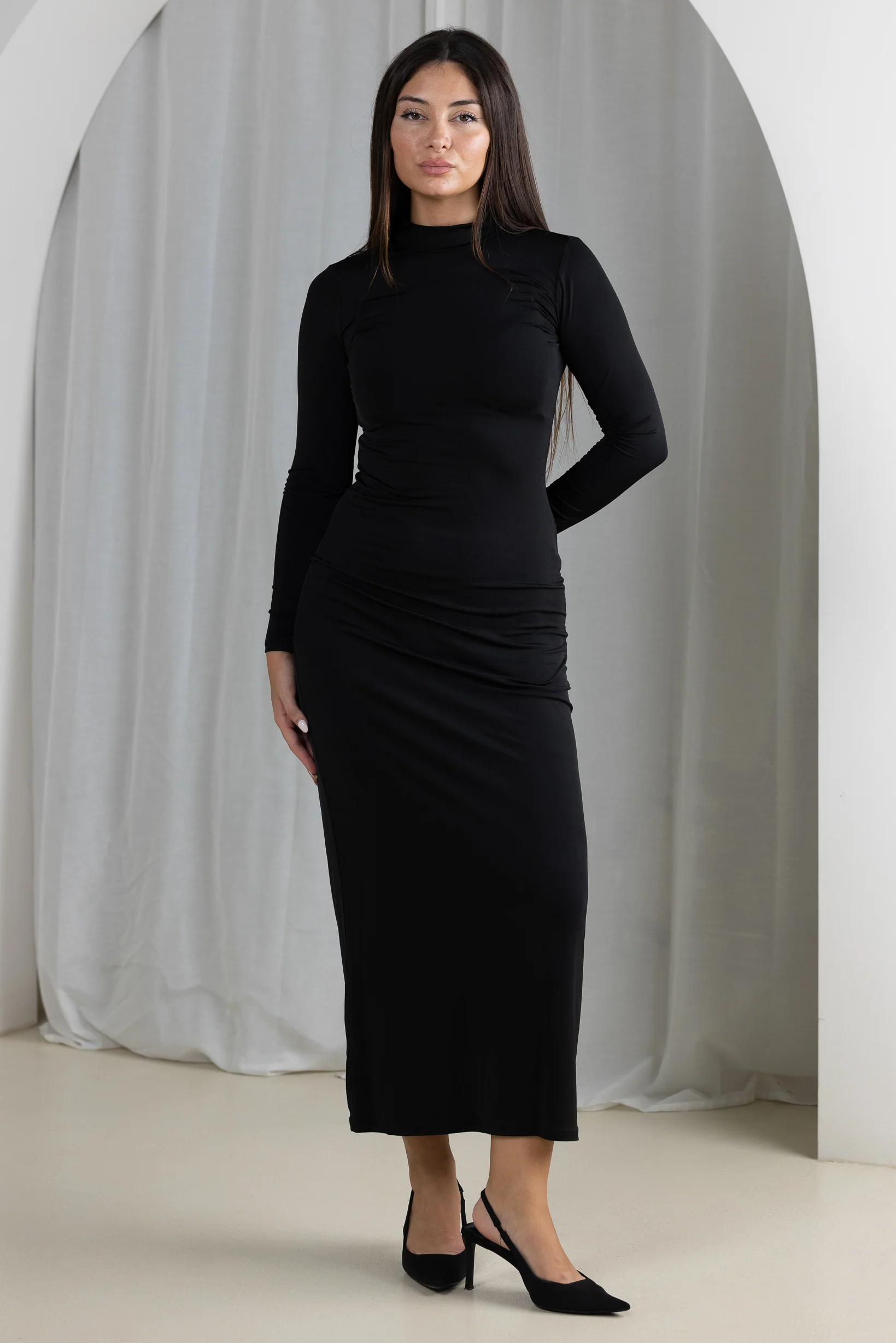 Luxe Lycra Body Dress - Image 3