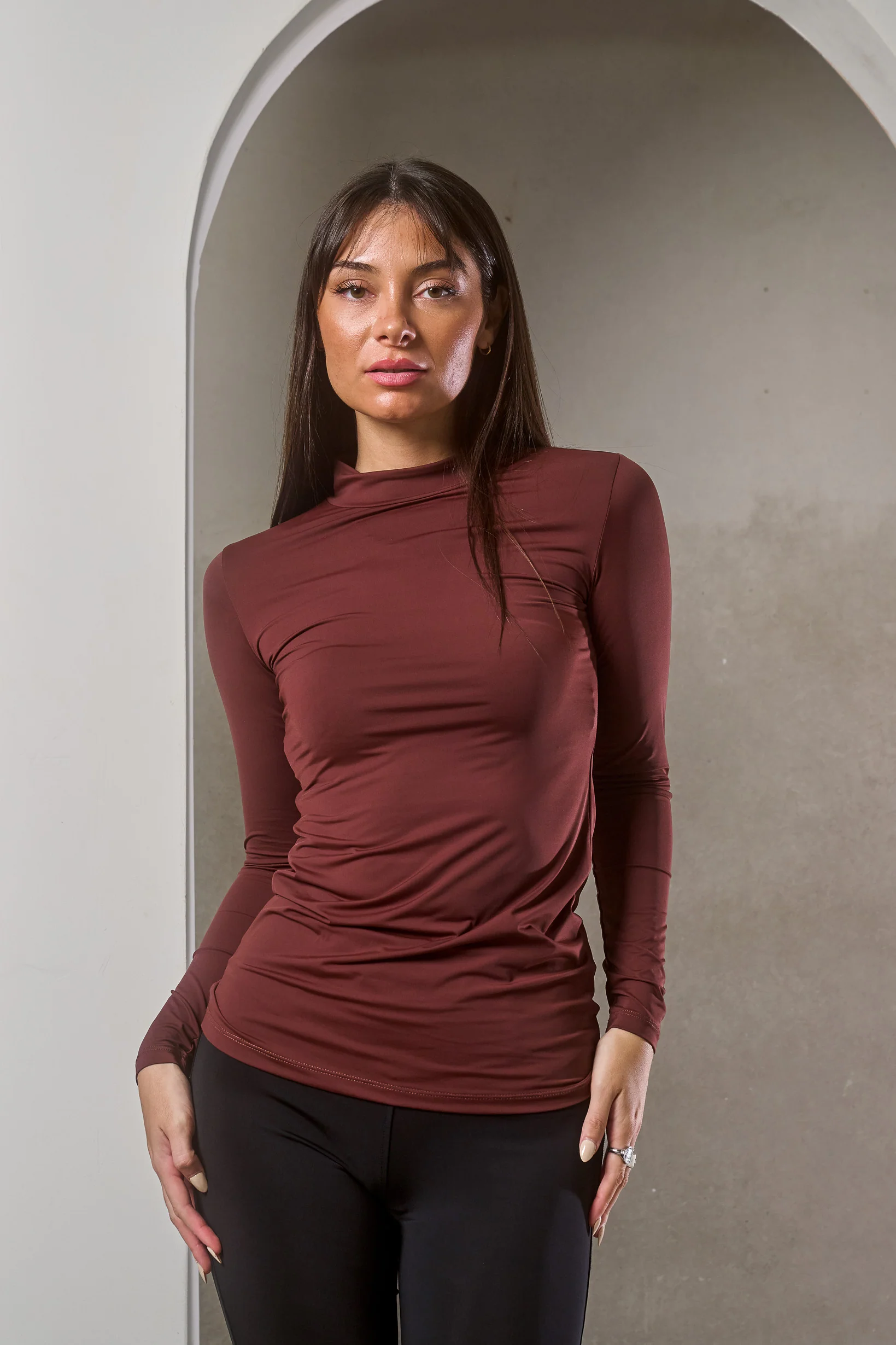 Luxe Lycra Long Body Top - Image 13