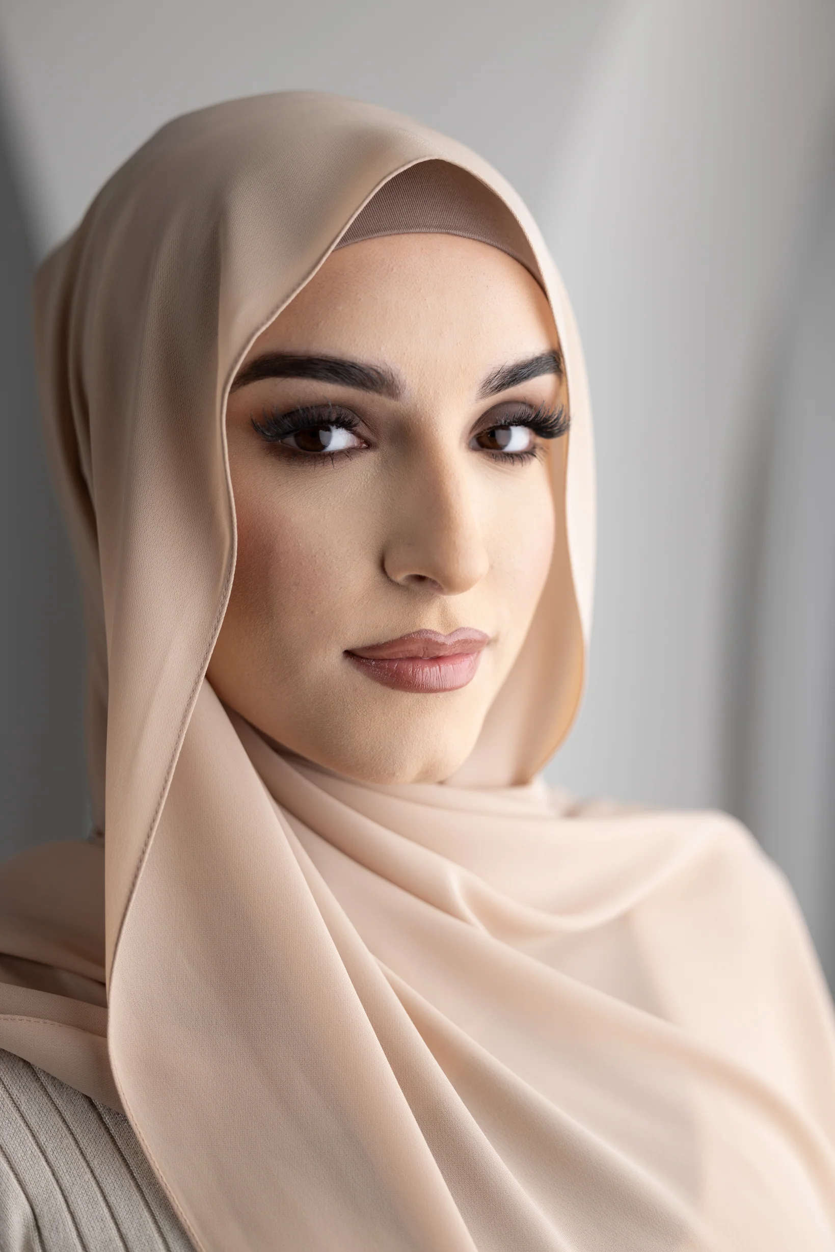 Luxury Chiffon Shawl - Light Shades - Image 3