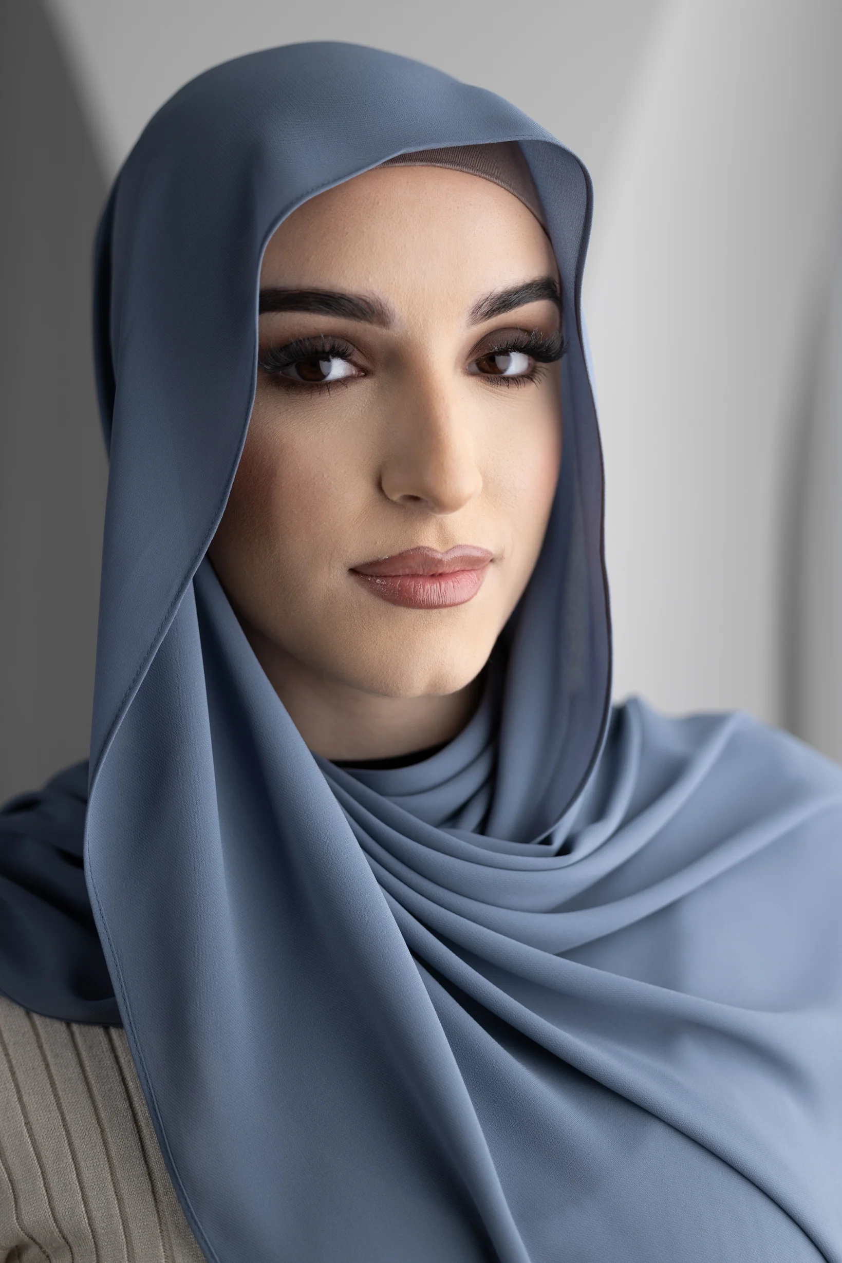 Luxury Chiffon Shawl - Light Shades - Image 4