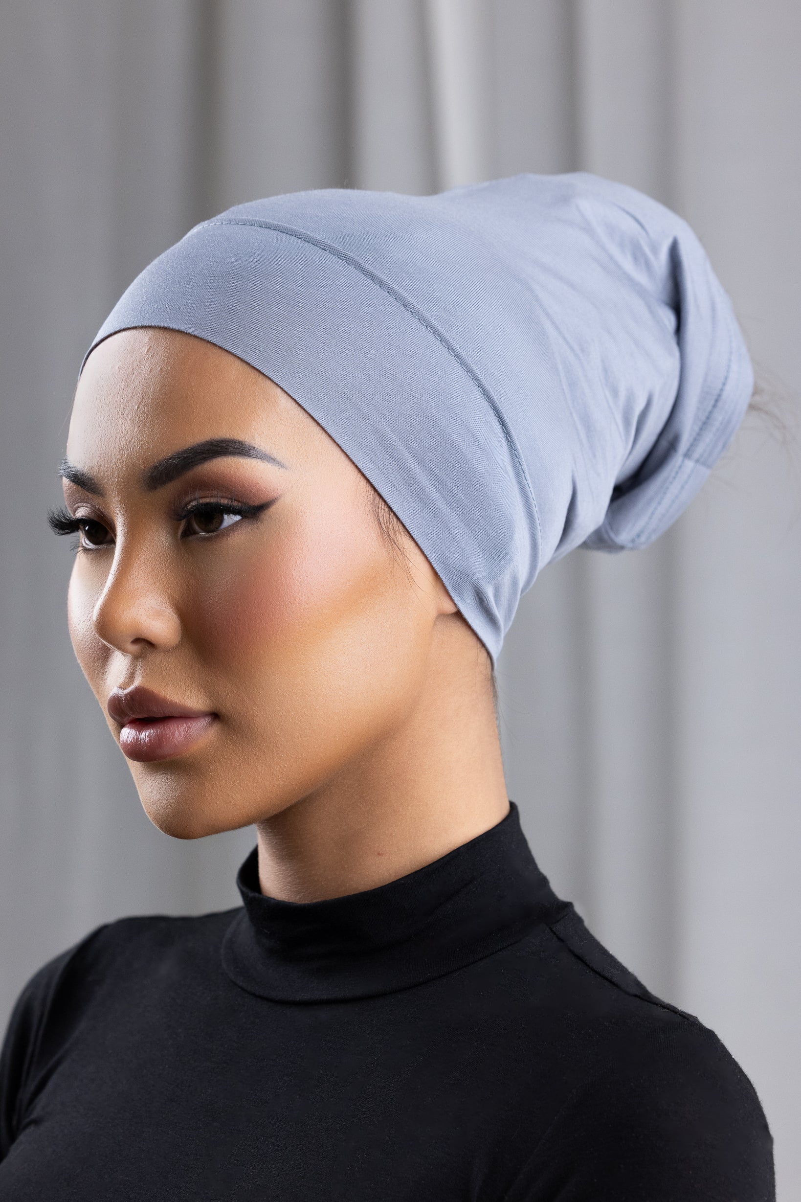 Luxury Jersey Open Cap - Shades of Blue - Image 3