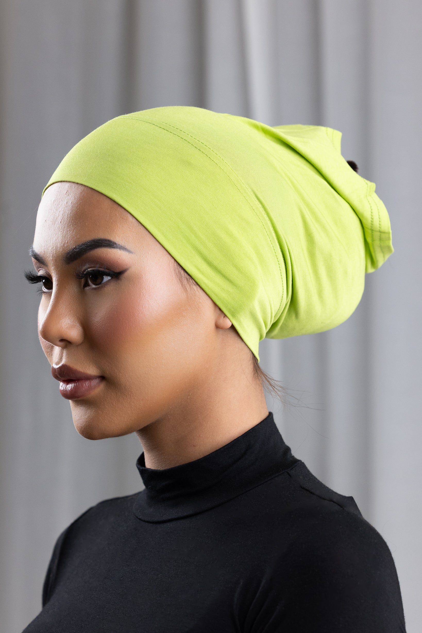 Luxury Jersey Open Cap- Shades of Green