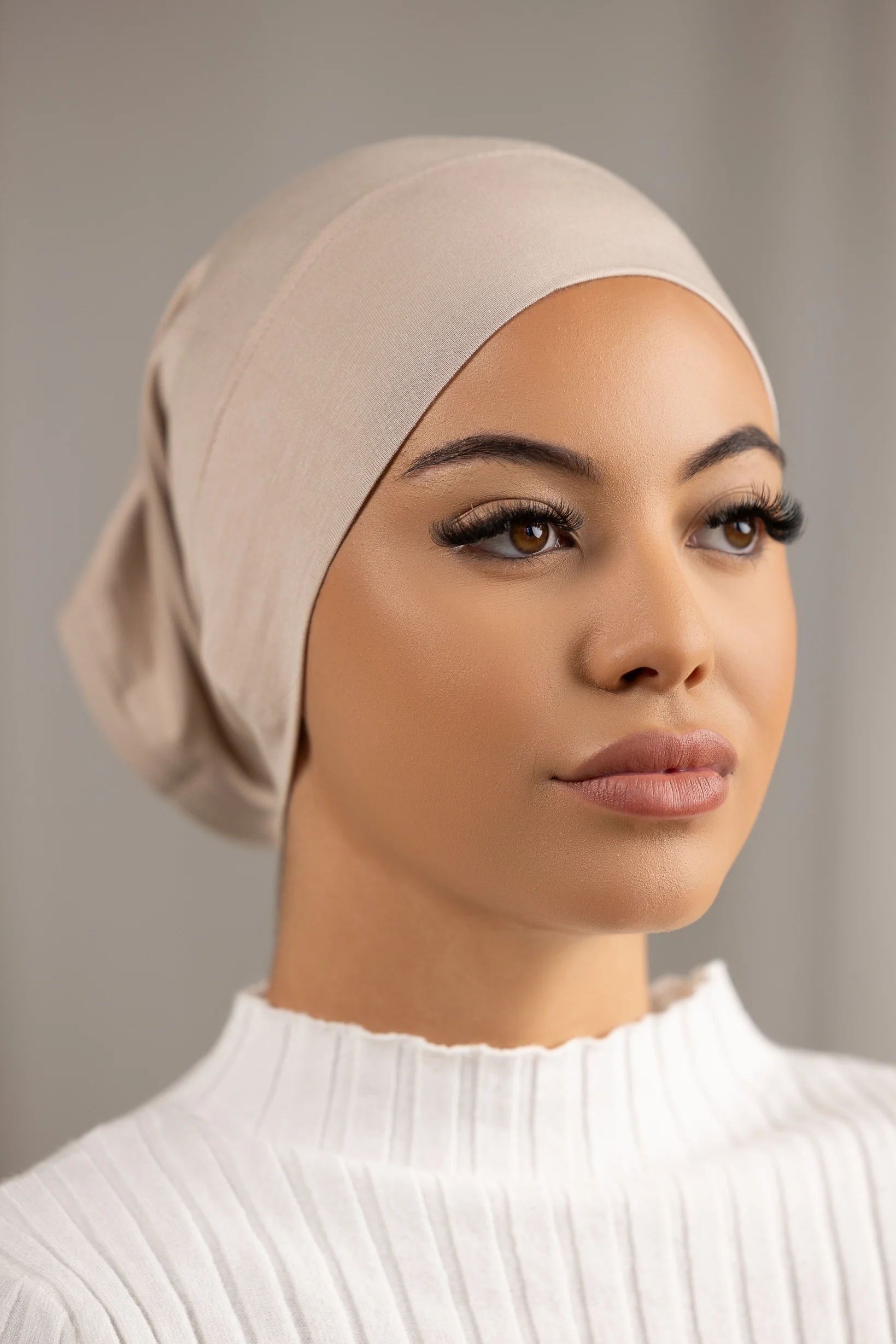 Luxury Jersey Open Cap - Shades of Nude - Image 4