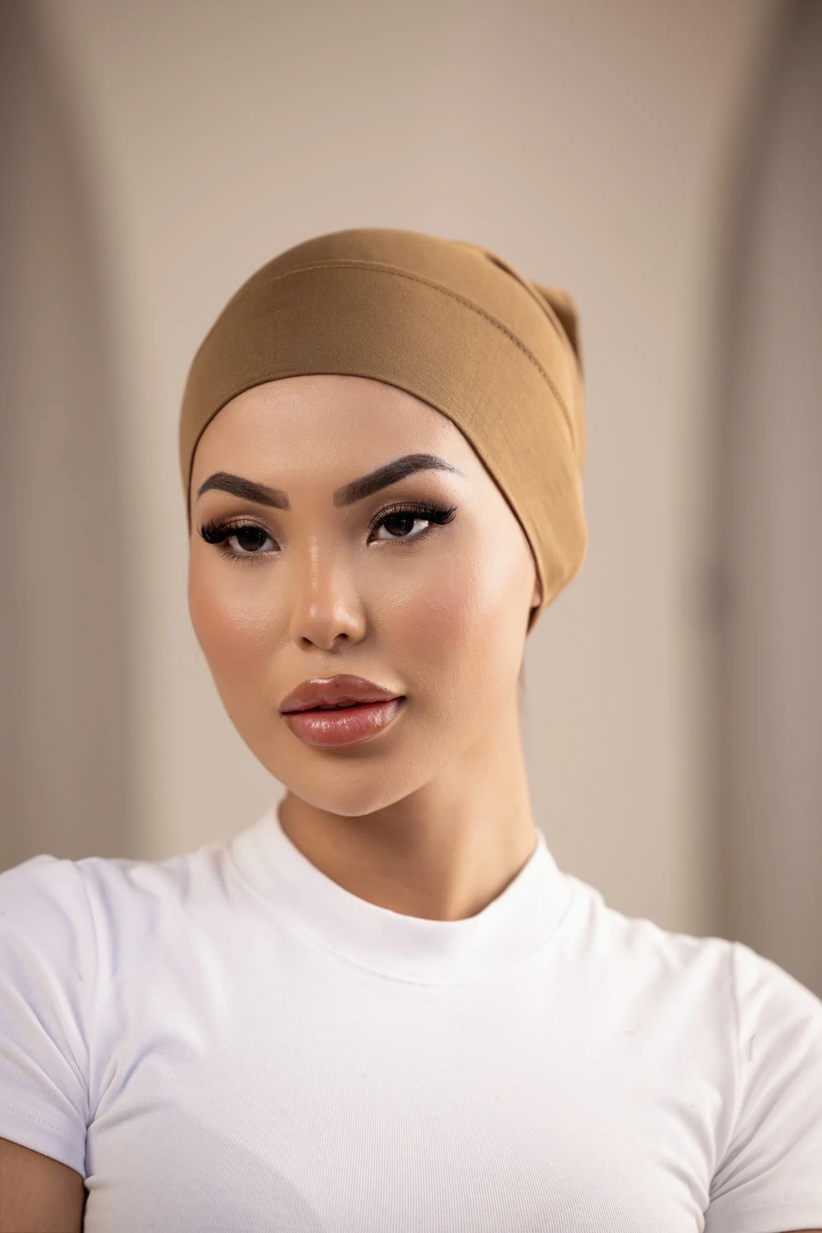 Luxury Jersey Open Cap - Shades of Nude - Image 5