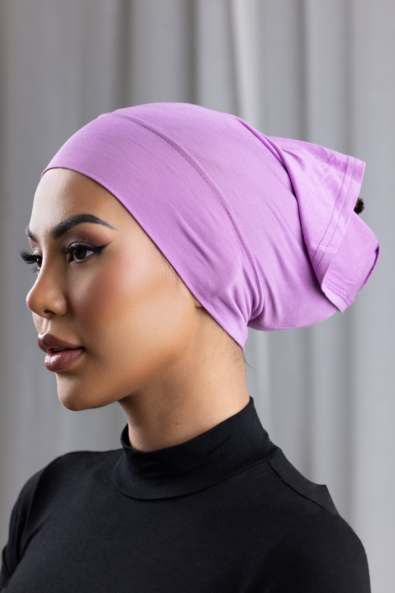 Luxury Jersey Open Cap - Shades of Purple - Image 2