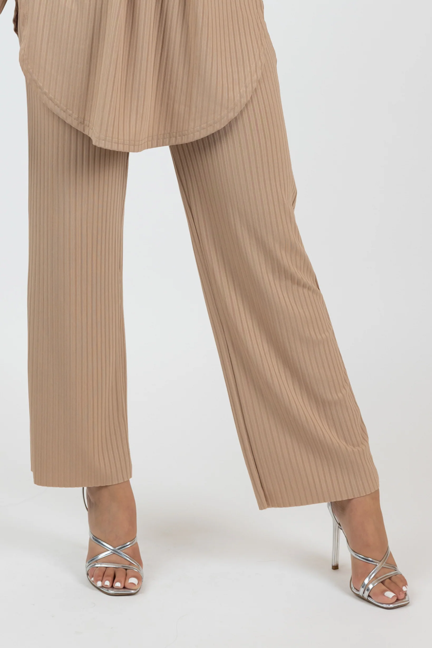 Lycra Rib Pants - Dark Shades - Image 7