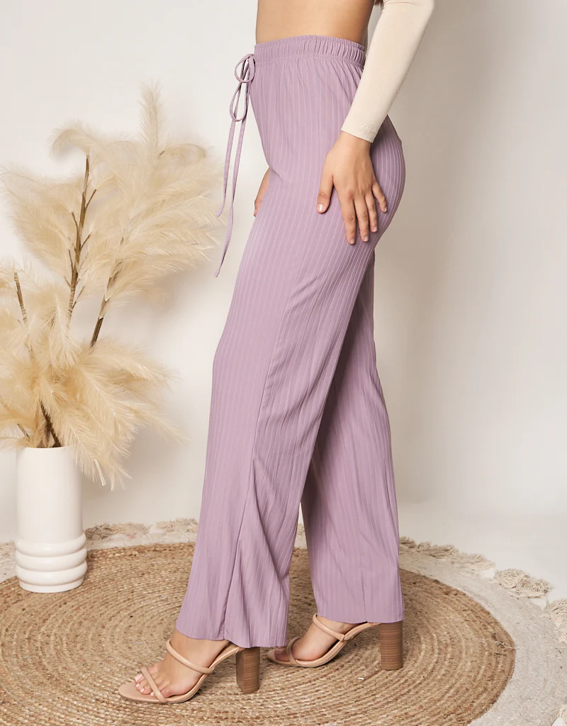Lycra Rib Pants - Light Shades - Image 8