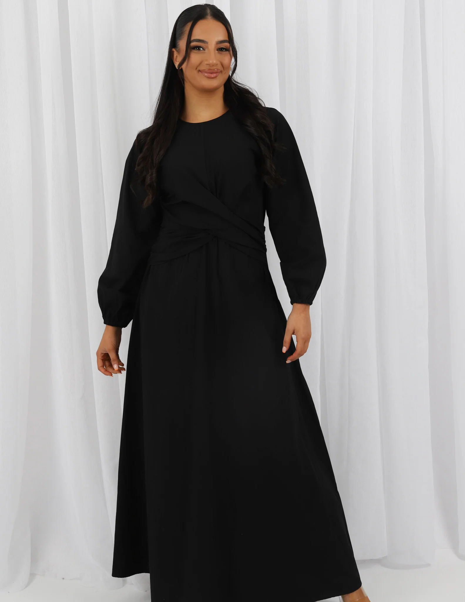 Lydia Cross Front Maxi Dress - Image 12