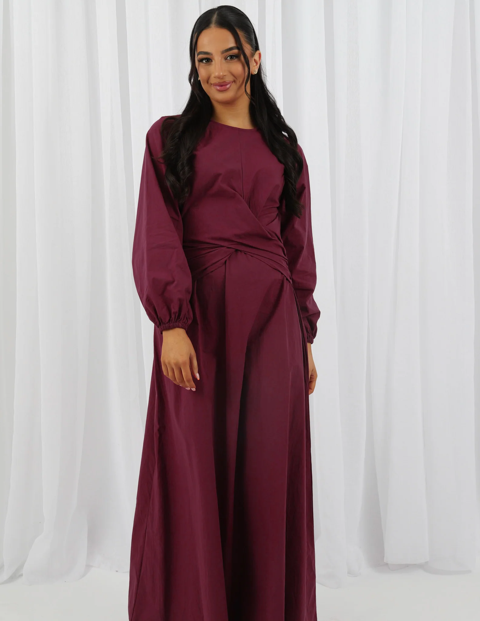 Lydia Cross Front Maxi Dress - Image 3