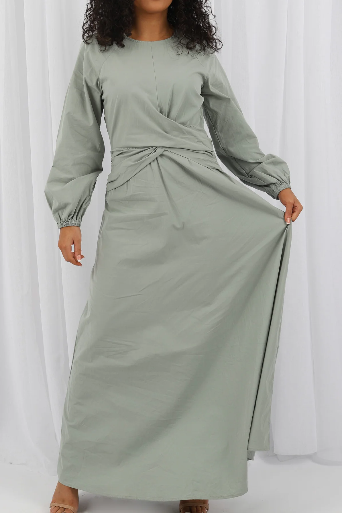 Lydia Cross Front Maxi Dress - Image 8