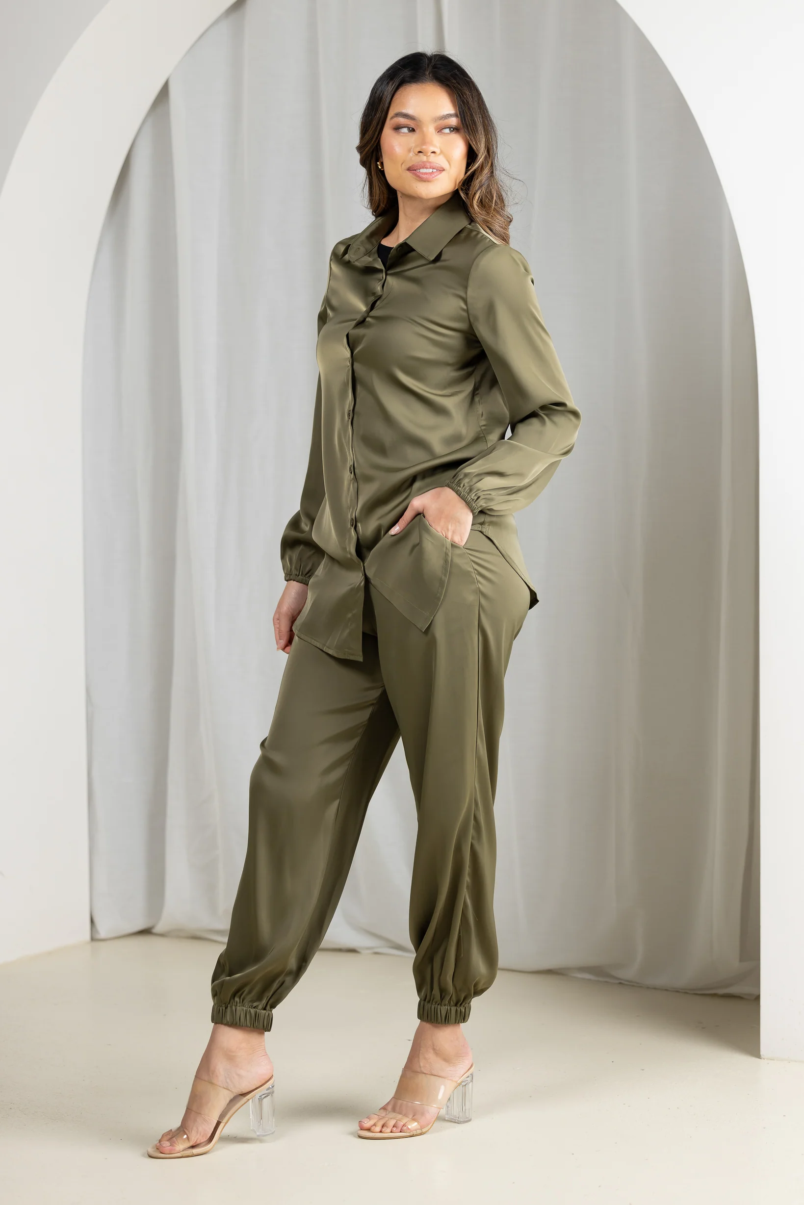 Maise Satin Pants - Image 6