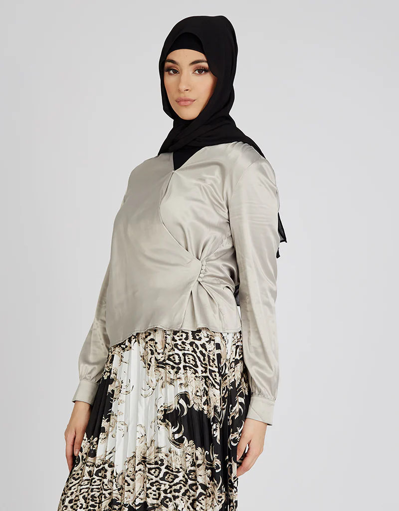 Mara Satin Blouse - Image 3