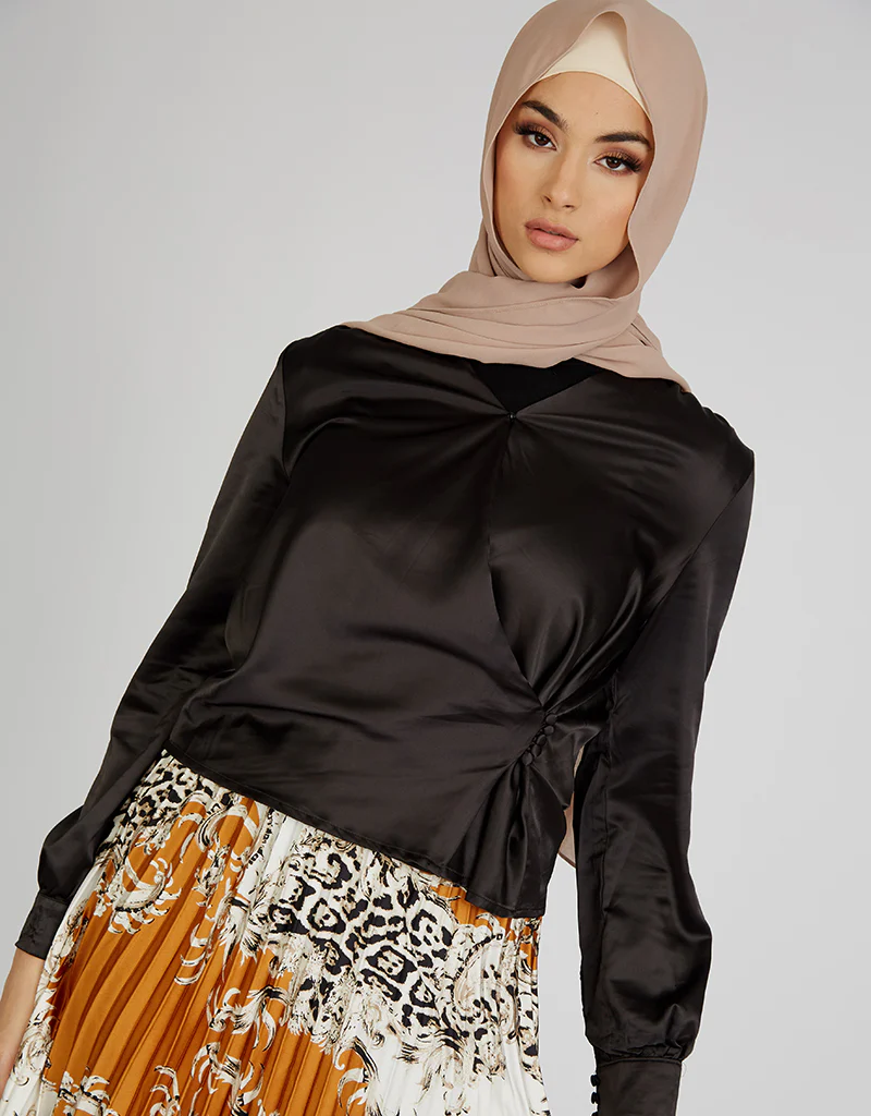 Mara Satin Blouse - Image 6