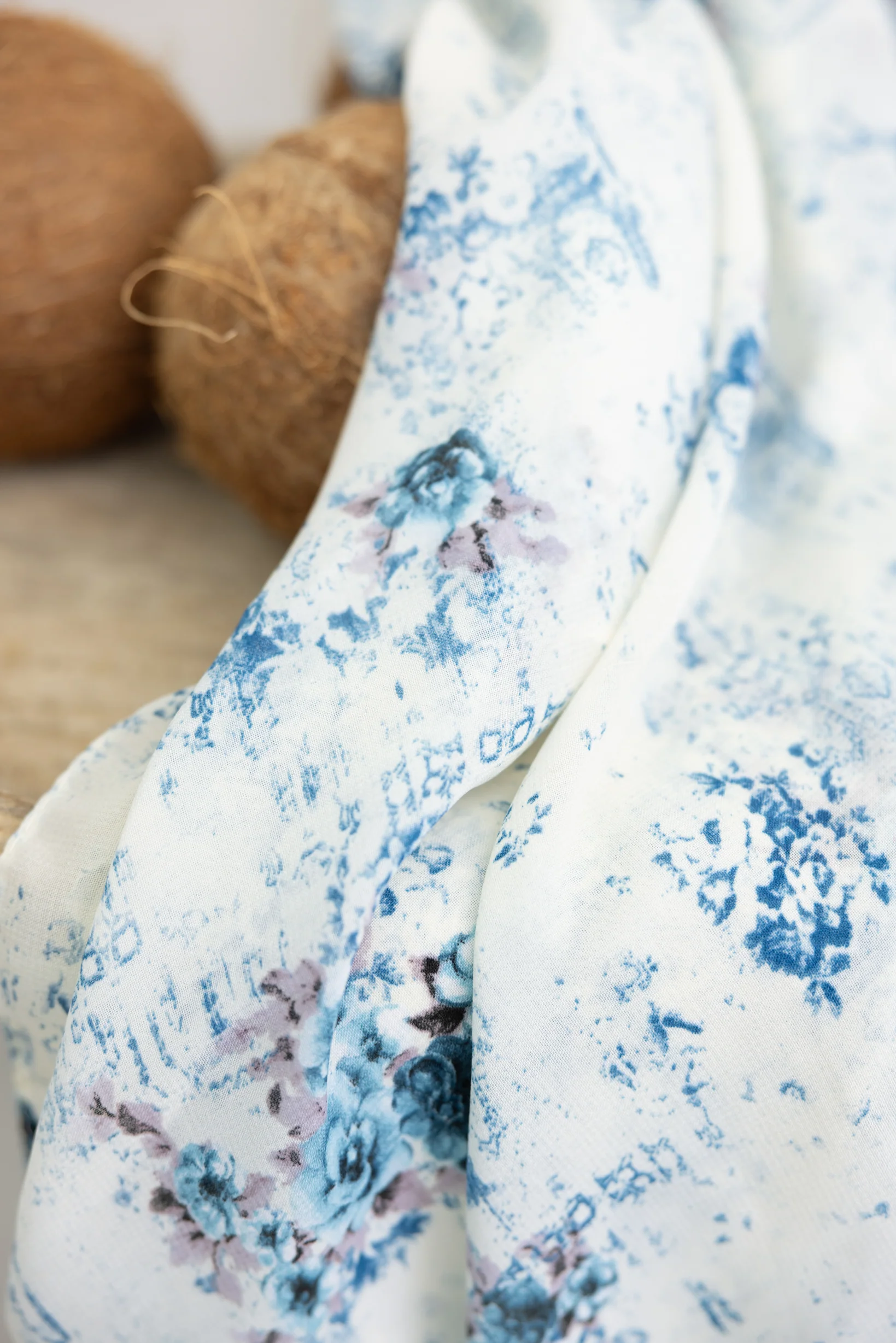 Marigold Square Print Scarf - Image 4