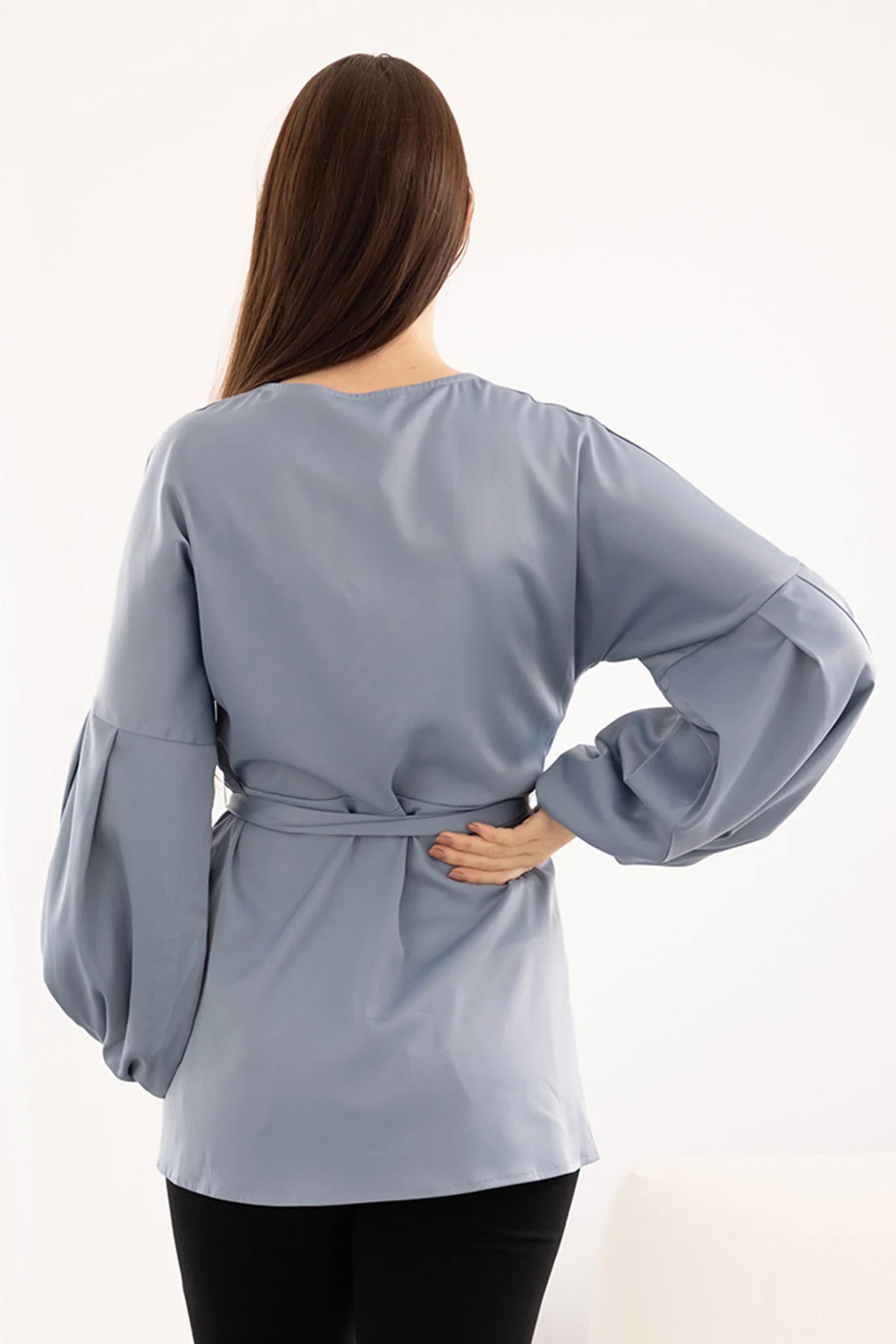 Maude Crossover Blouse - Image 5