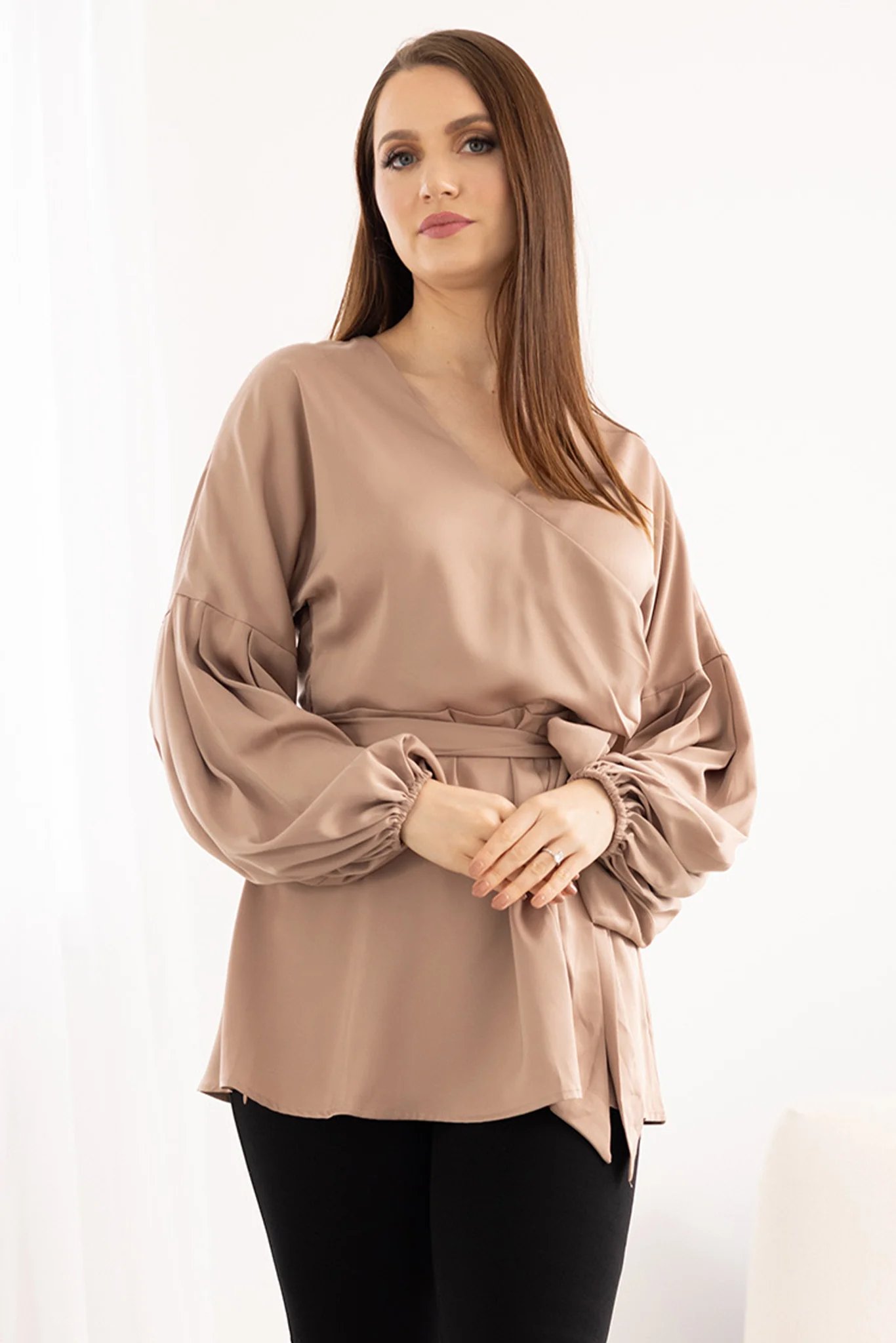 Maude Crossover Blouse - Image 8