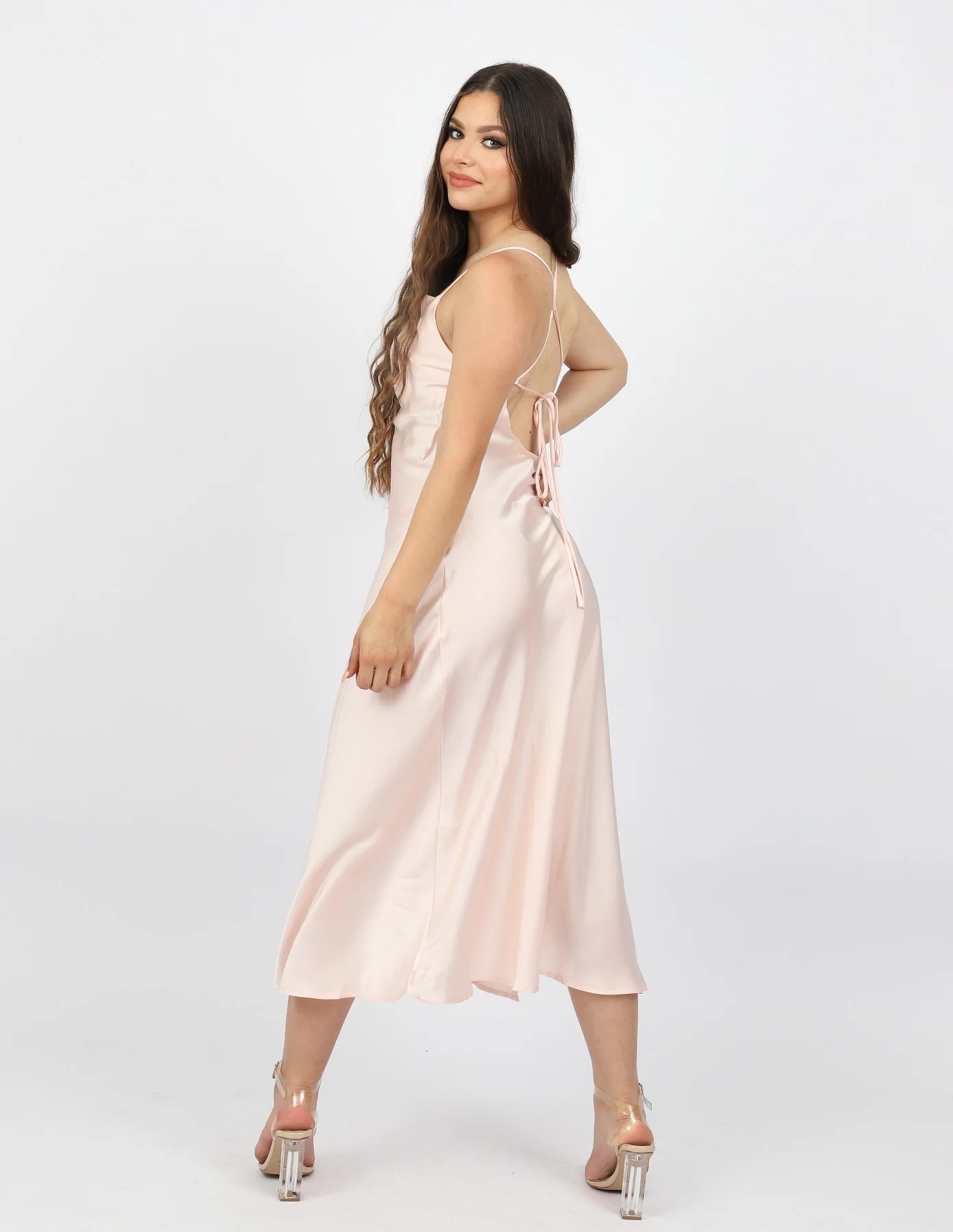 Medora Satin Dress - Image 14