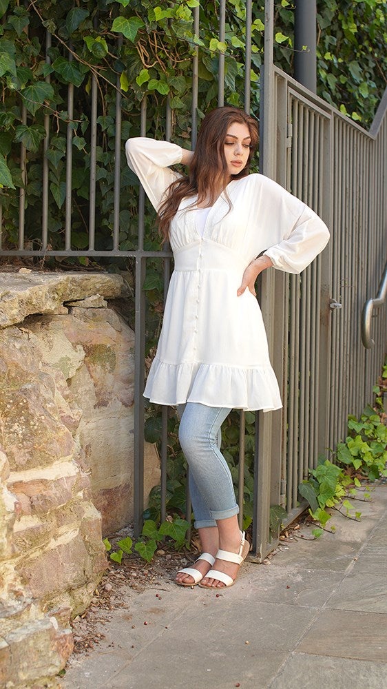 Mid Summer Crinkled Short Dress - Image 5