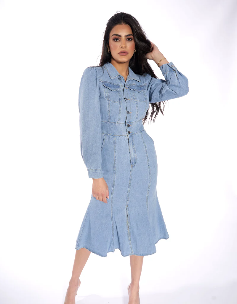 Mika Denim Dress - Image 2