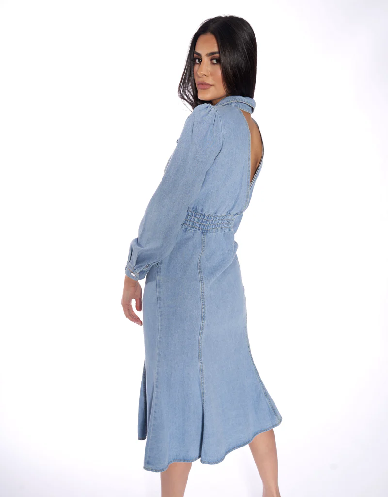 Mika Denim Dress - Image 8