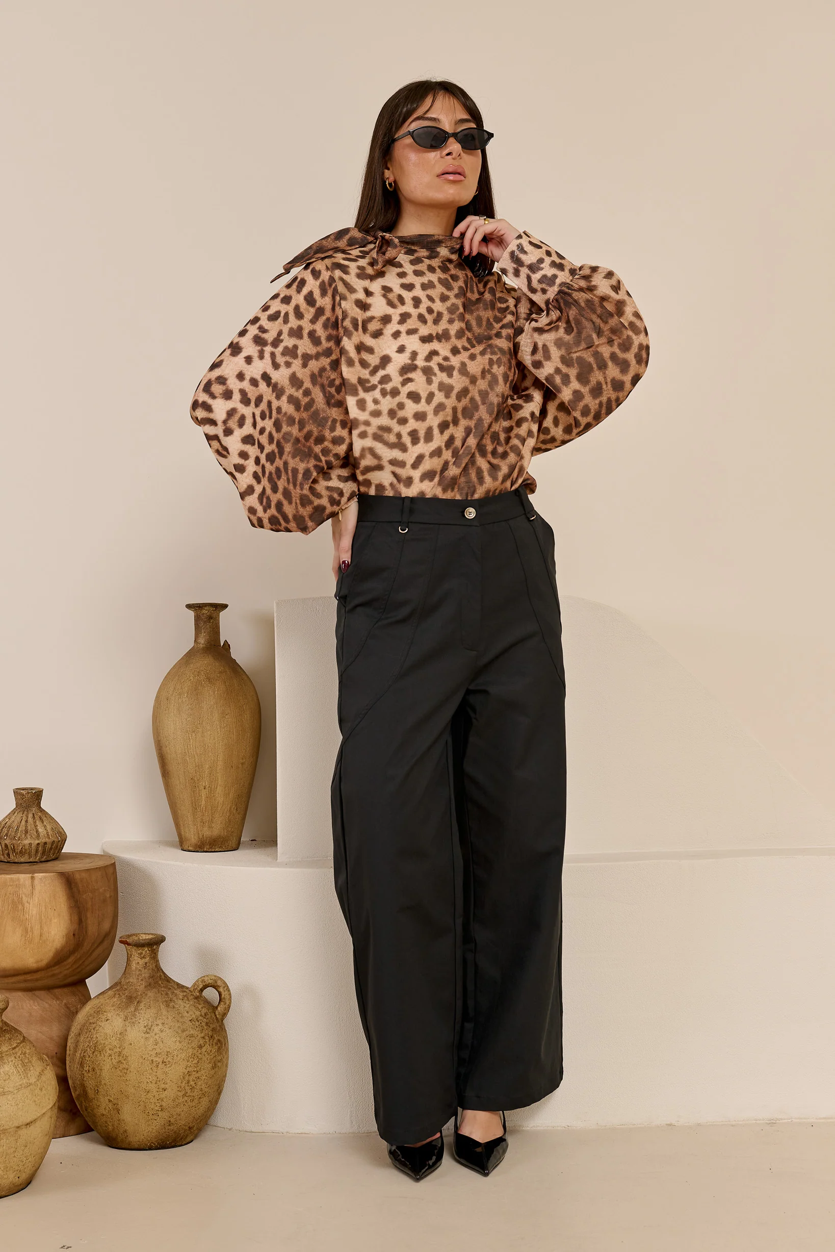 Miraj Leopard Blouse - Image 5