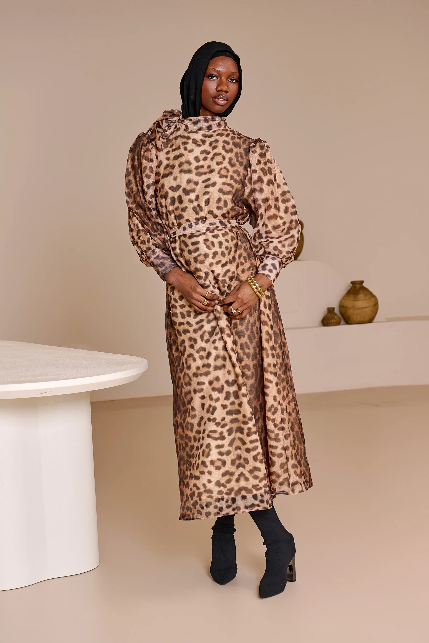 Miraj Leopard Dress - Image 3