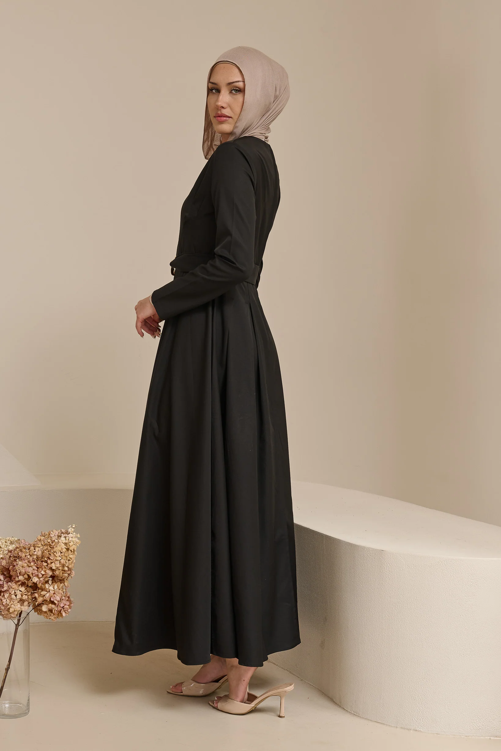 Miraj Zip Brooch Dress - Image 3