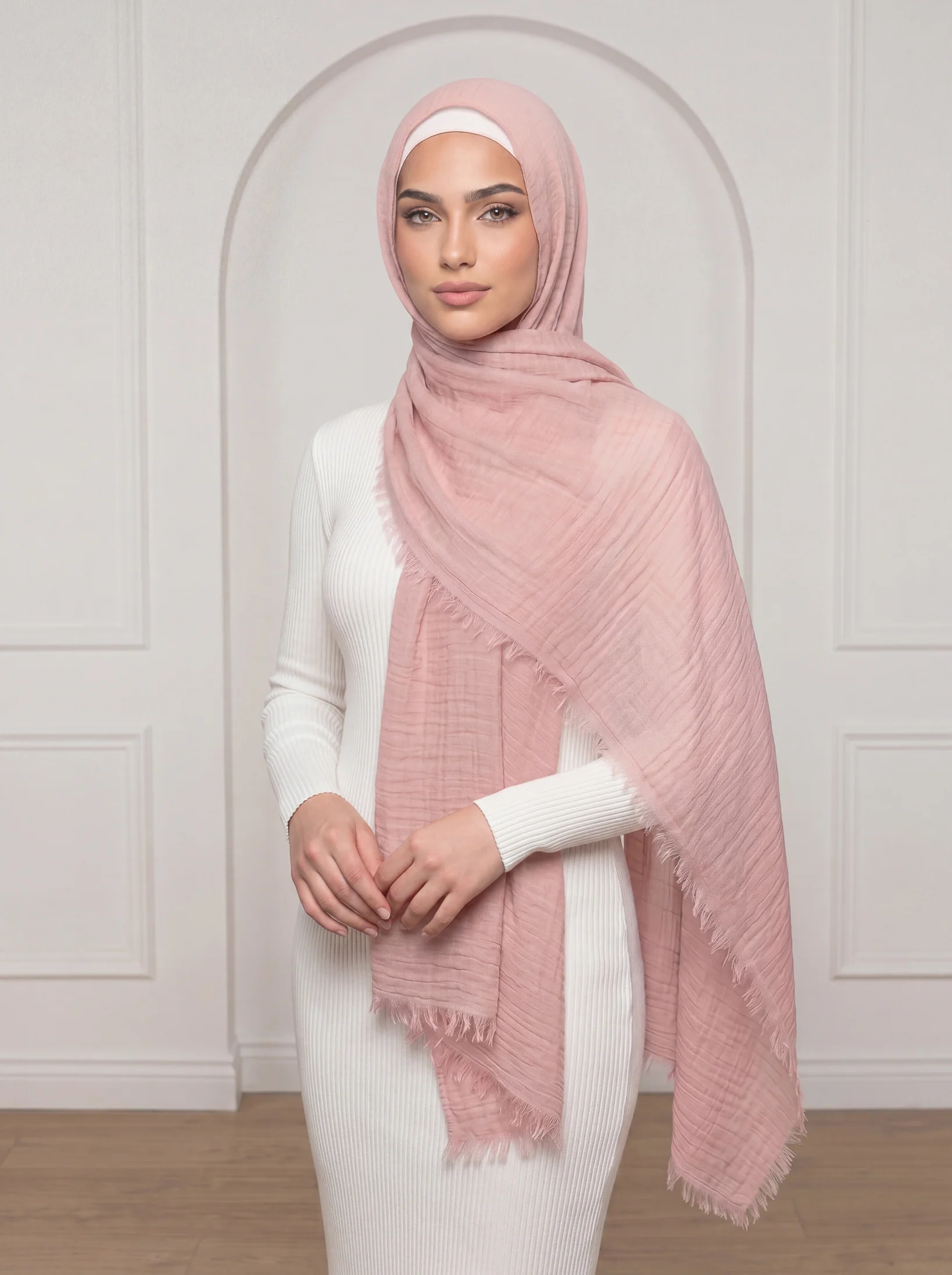Modelle Crinkled Scarf - Shades of Pink - Image 2