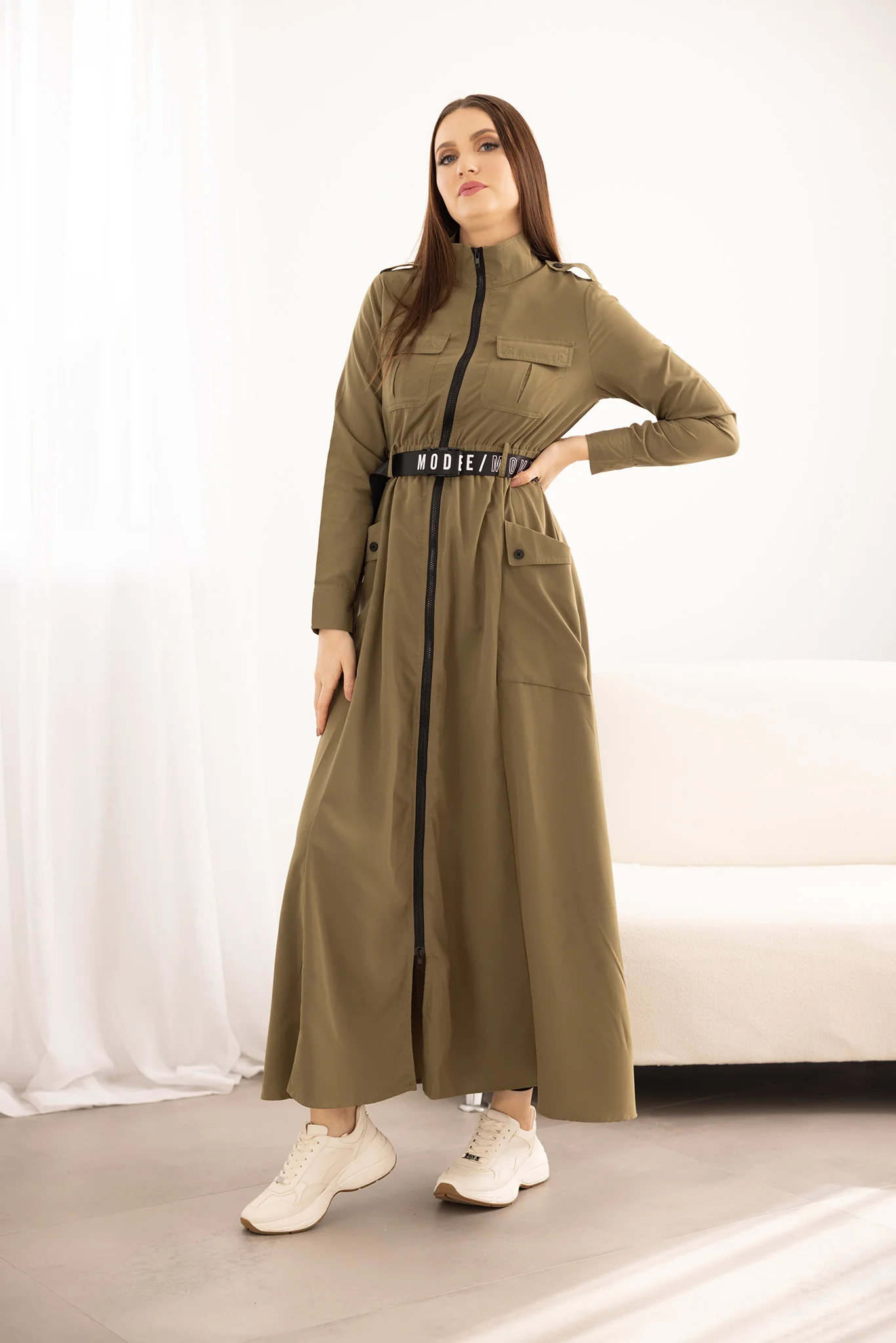 Modelle/Move 2 Way Zip Dress - Image 4