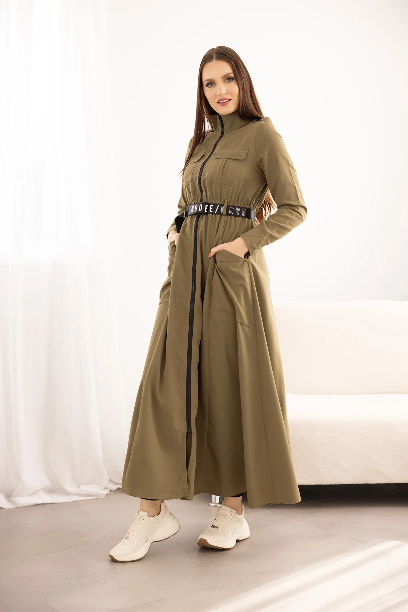 Modelle/Move 2 Way Zip Dress - Image 7