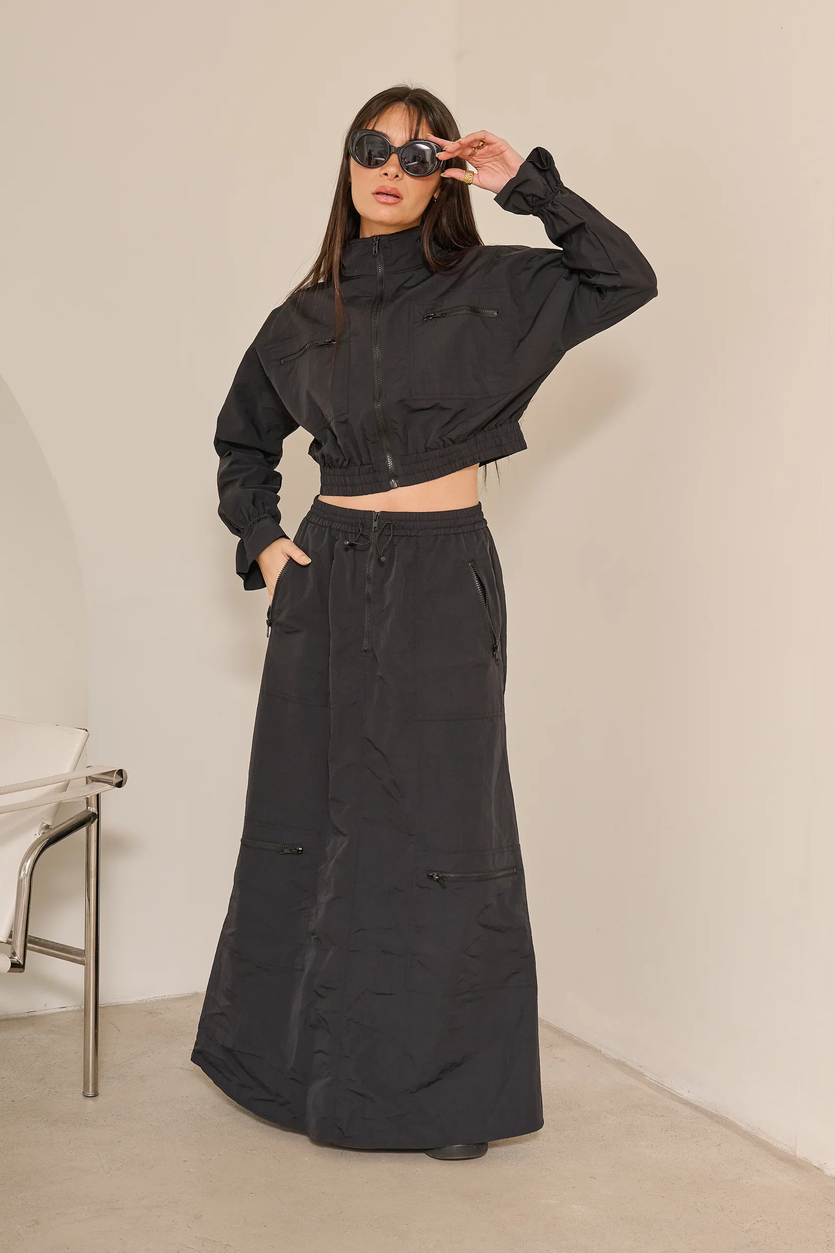 Modelle/Move Cargo Zip Skirt - Image 4