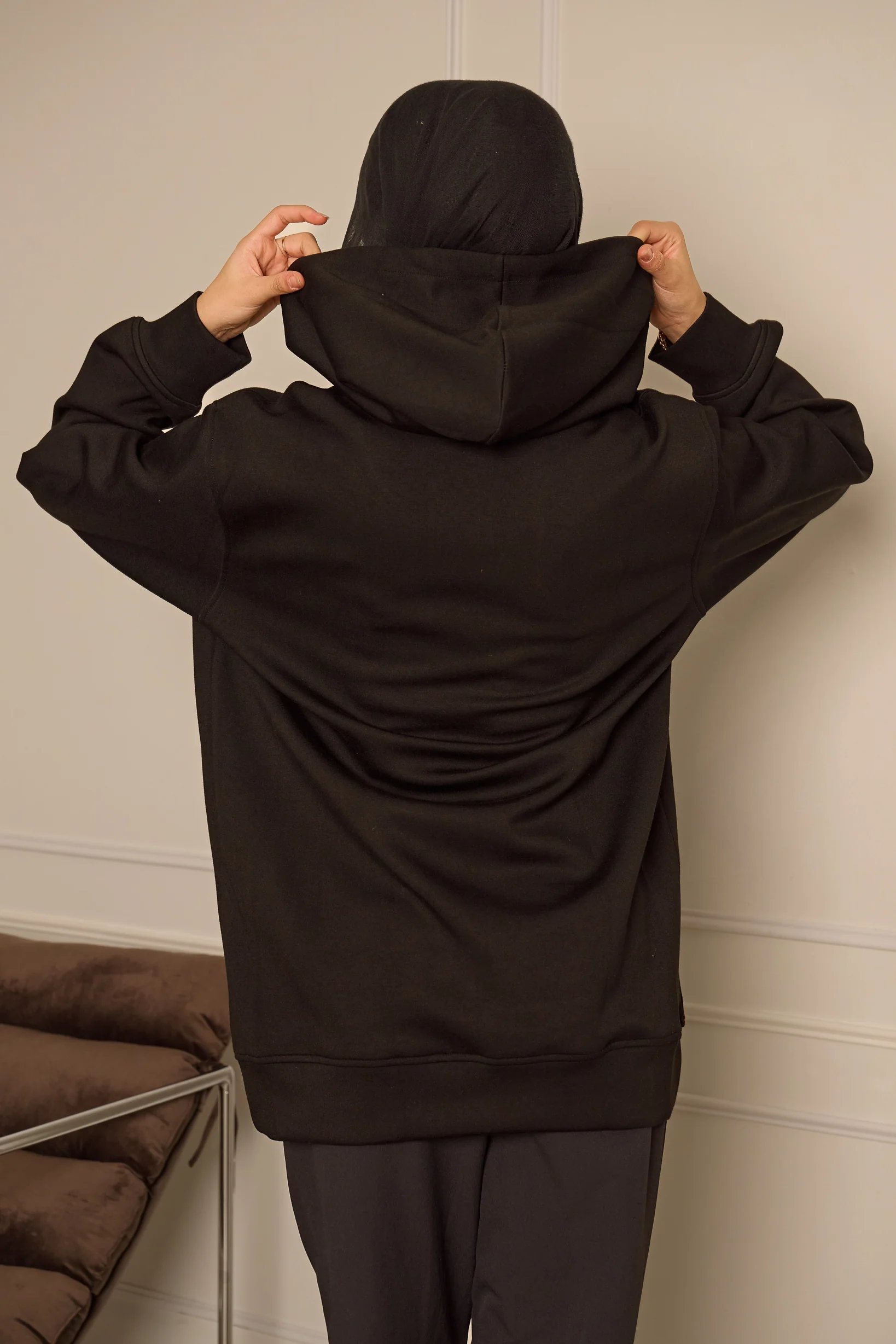 Modelle/Move Logo Drawstring Hoody - Image 10