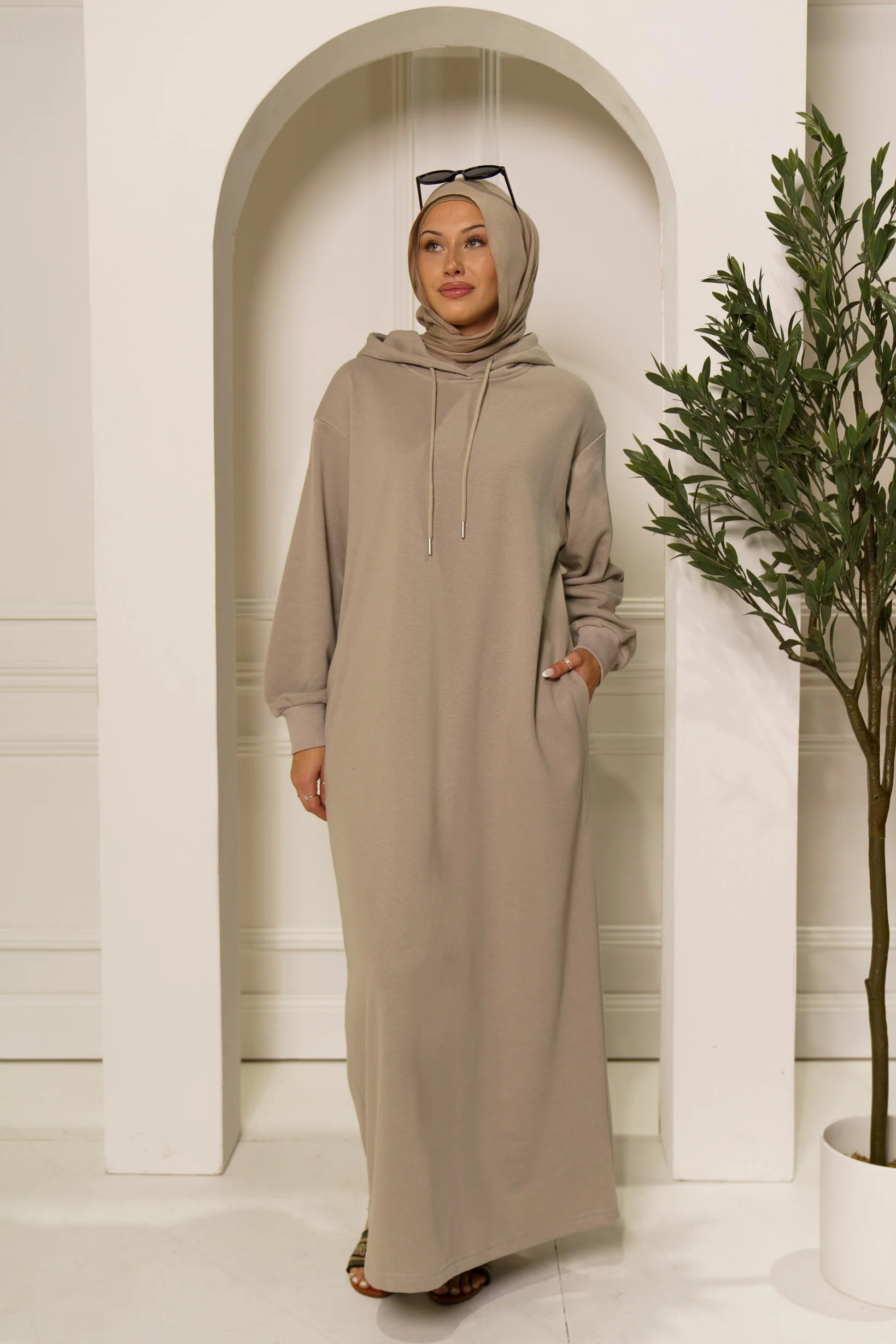 Modelle/Move Maxi Hoody Dress - Image 9